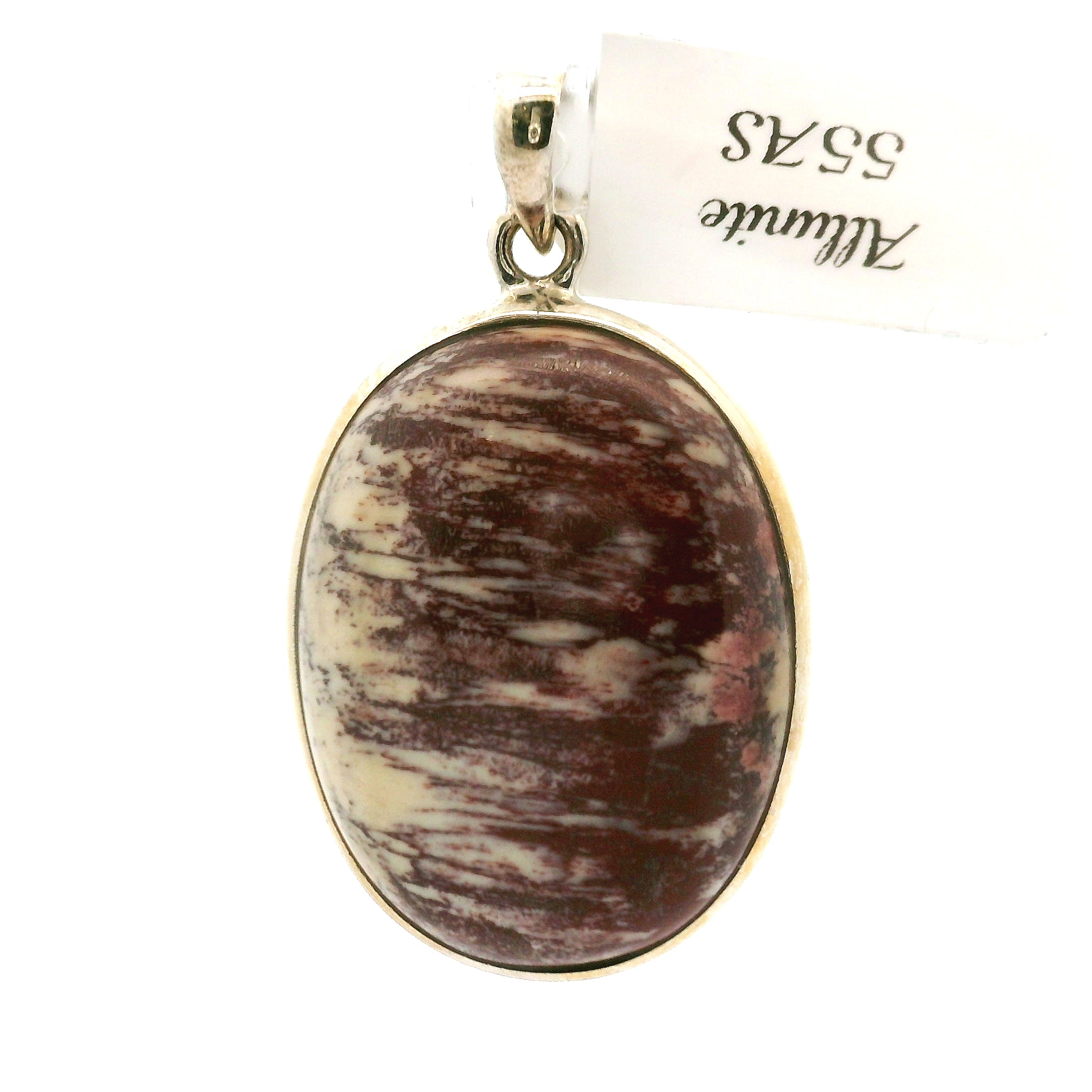 Alunite Pendant in .925 Silver for Strength and Grounding