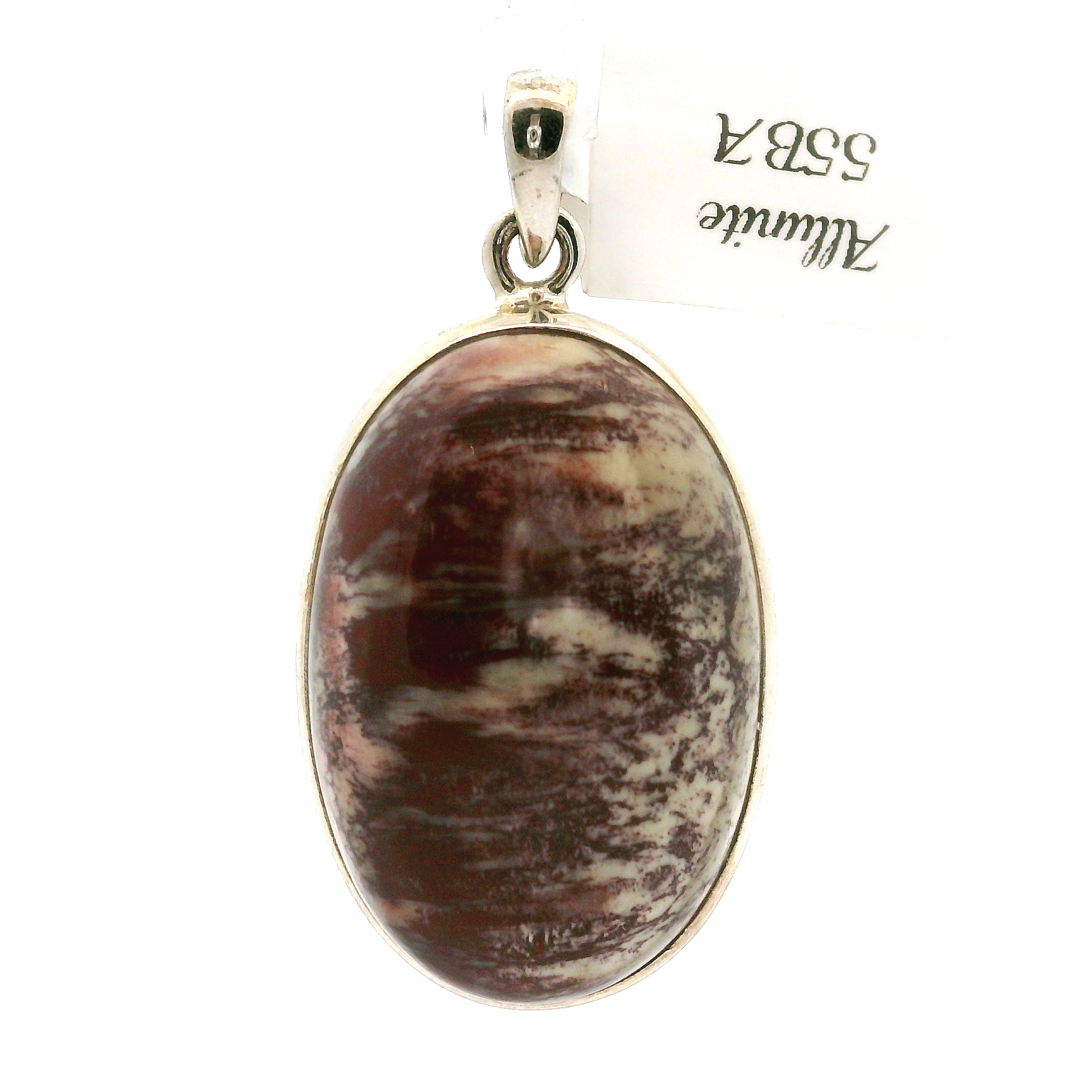 Alunite Pendant in .925 Silver for Strength and Grounding