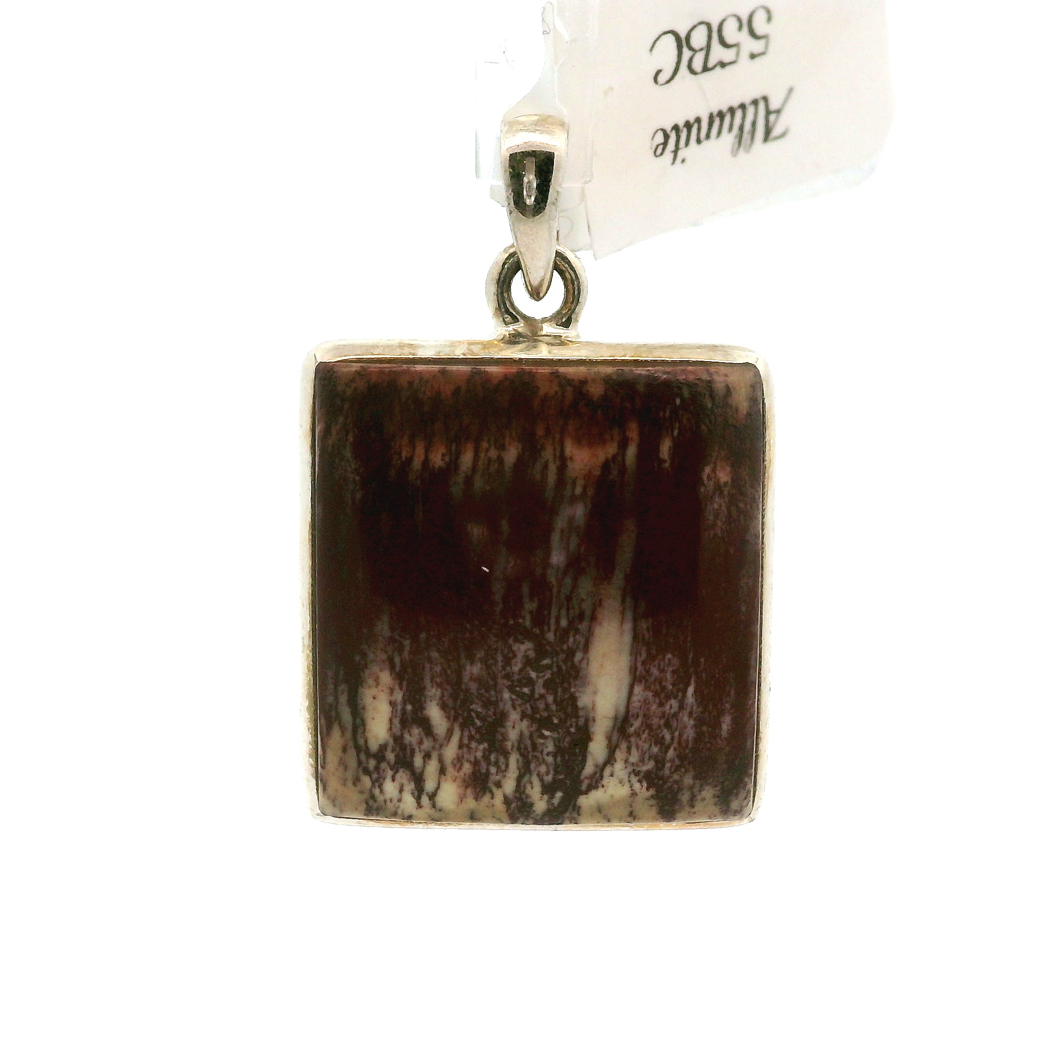 Alunite Pendant in .925 Silver for Strength and Grounding