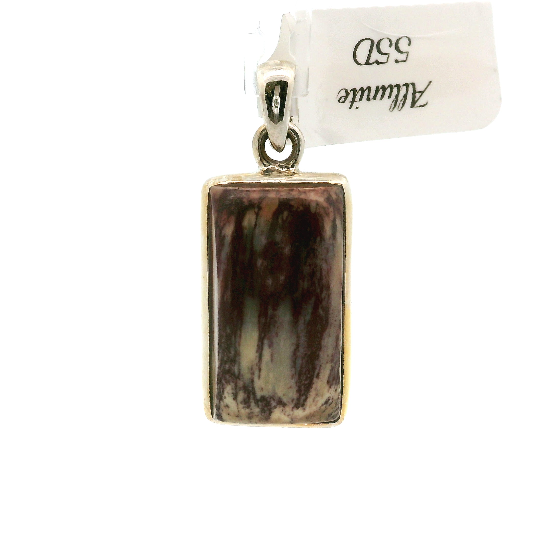 Alunite Pendant in .925 Silver for Strength and Grounding