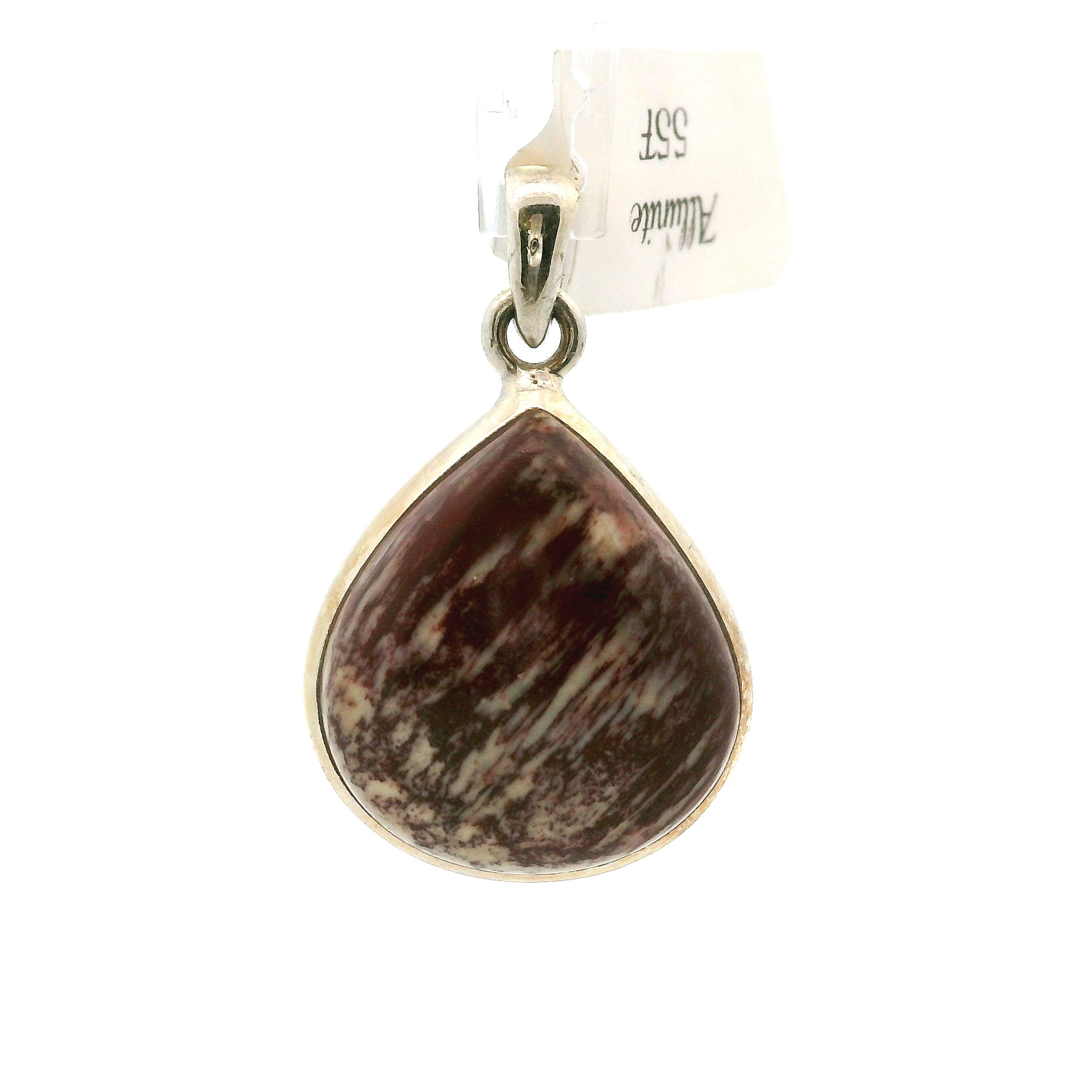 Alunite Pendant in .925 Silver for Strength and Grounding