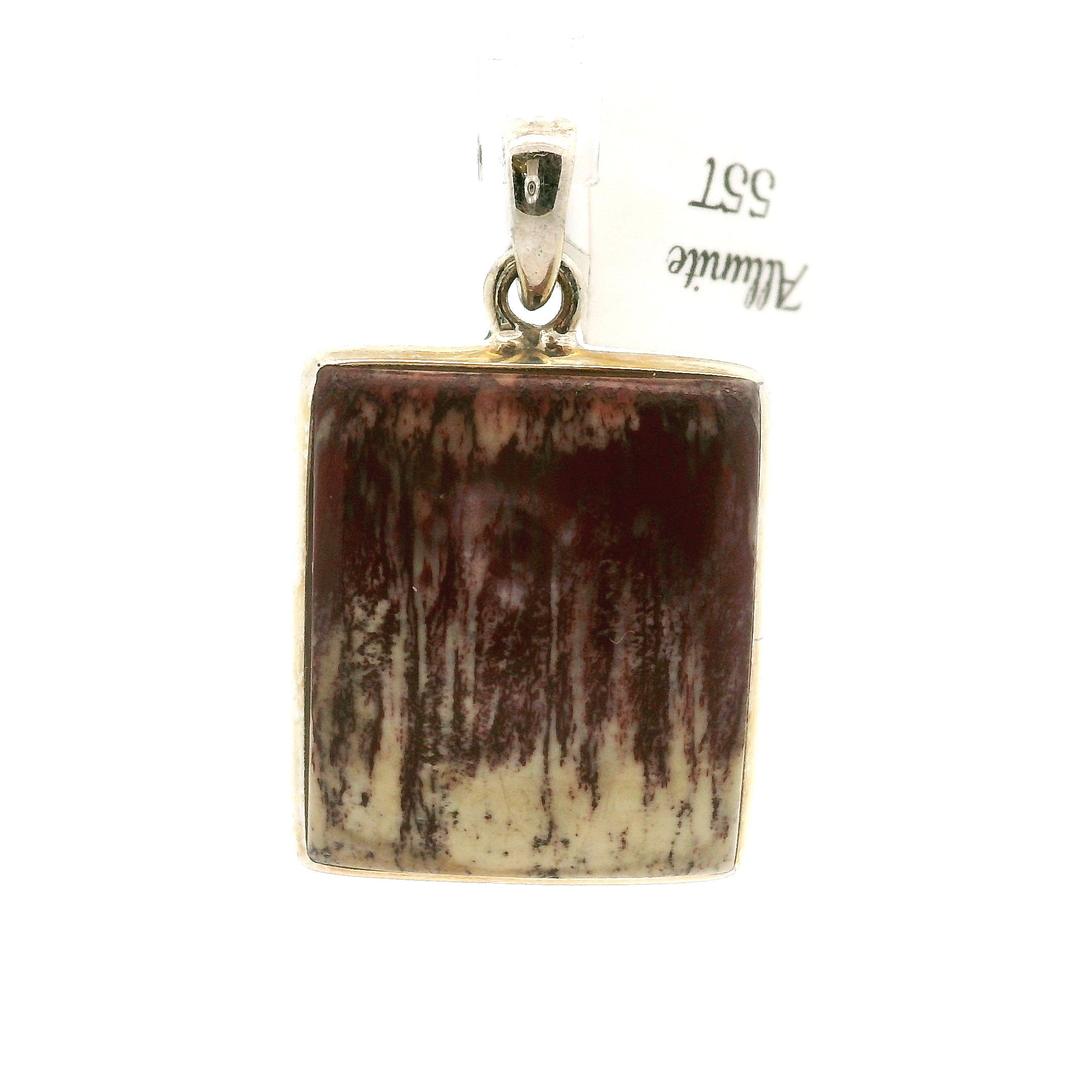Alunite Pendant in .925 Silver for Strength and Grounding