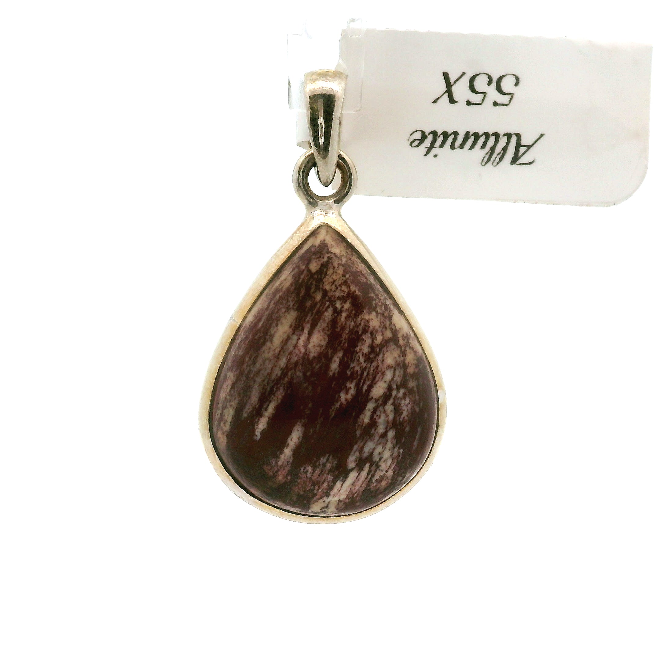 Alunite Pendant in .925 Silver for Strength and Grounding