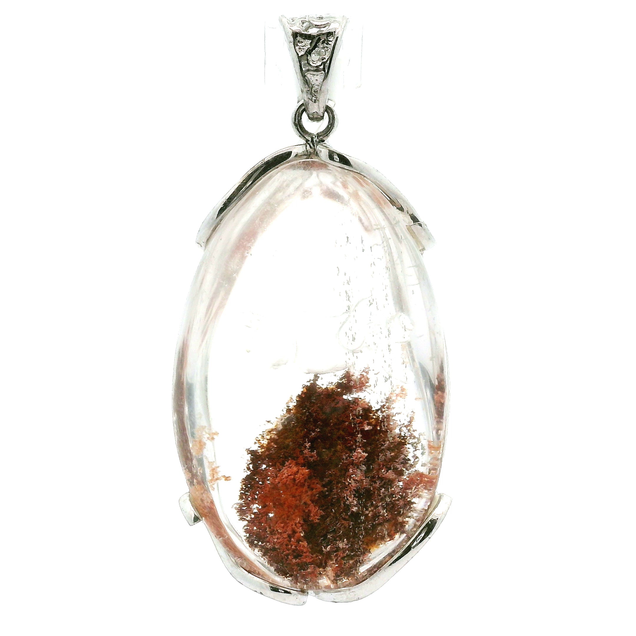 Chinese Zodiac Garden Quartz Pendant for Abundance, Health and Protection