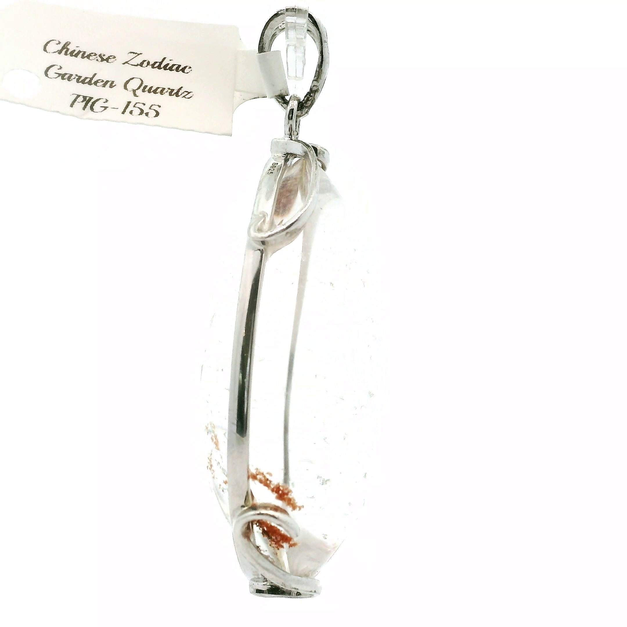Chinese Zodiac Garden Quartz Pendant for Abundance, Health and Protection
