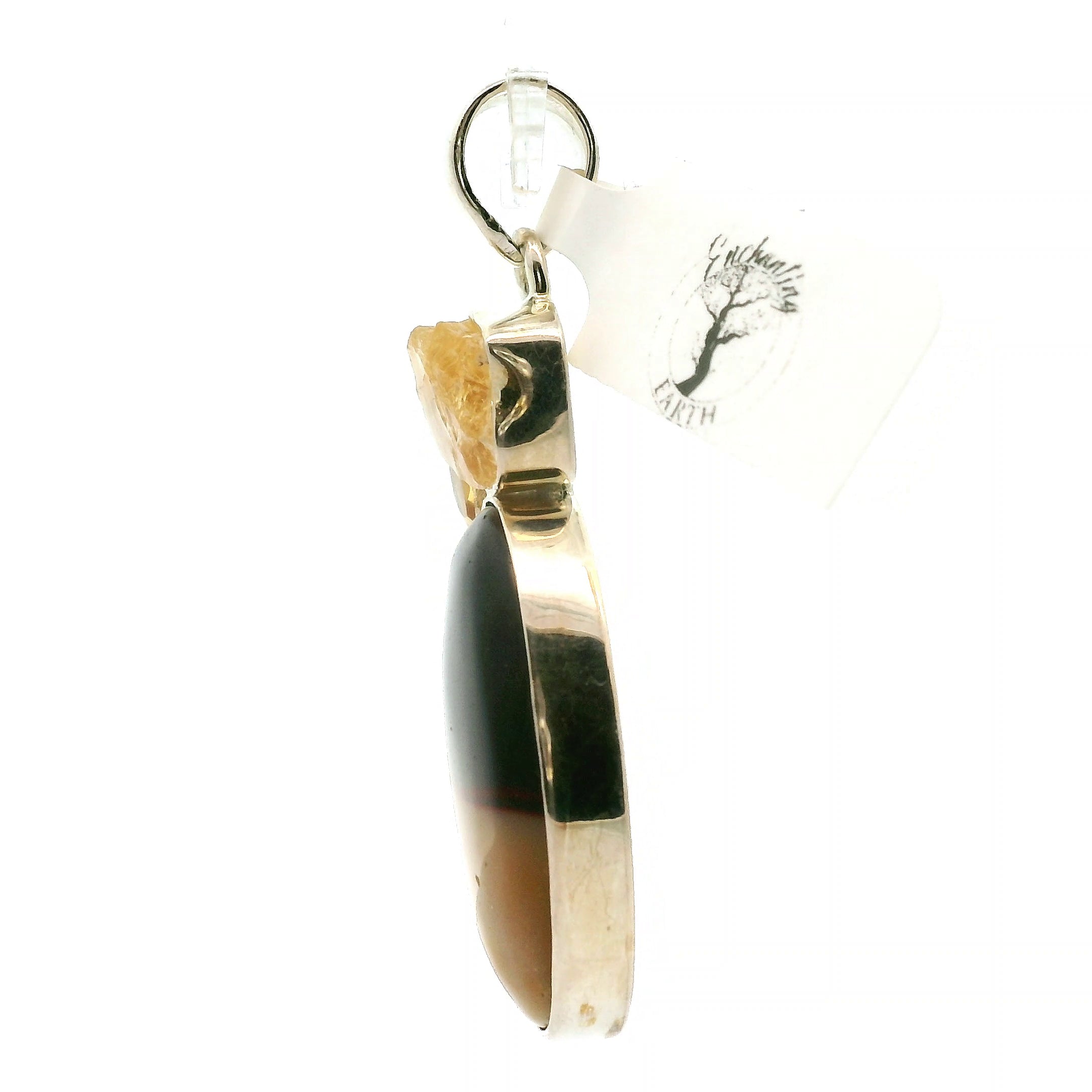 Mookaite Jasper Multi-Stone Pendant in .925 Silver for Personal Power and Youthful Beauty