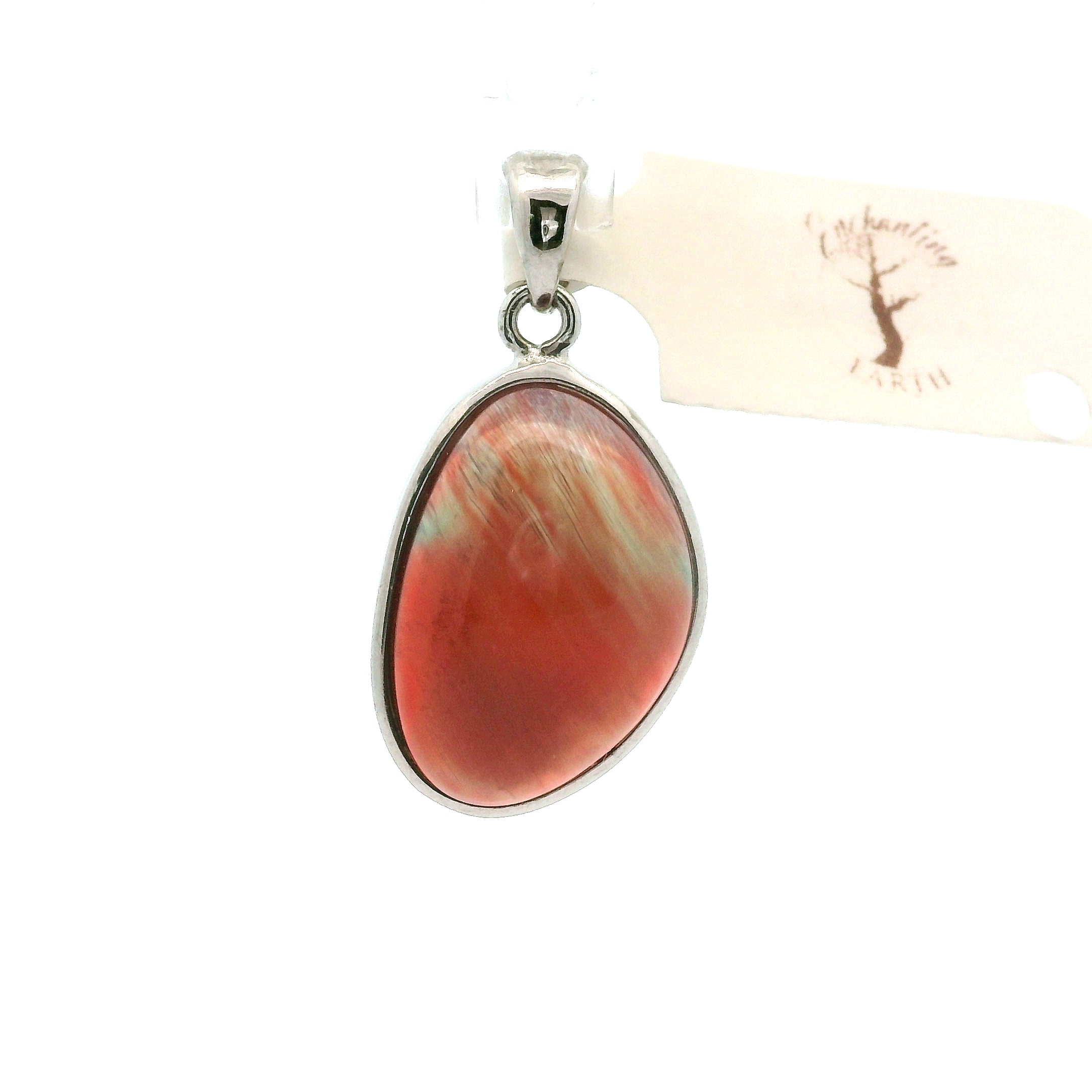 Andesine Golden Labradorite Pendant .925 Silver for Elevating your Consciousness