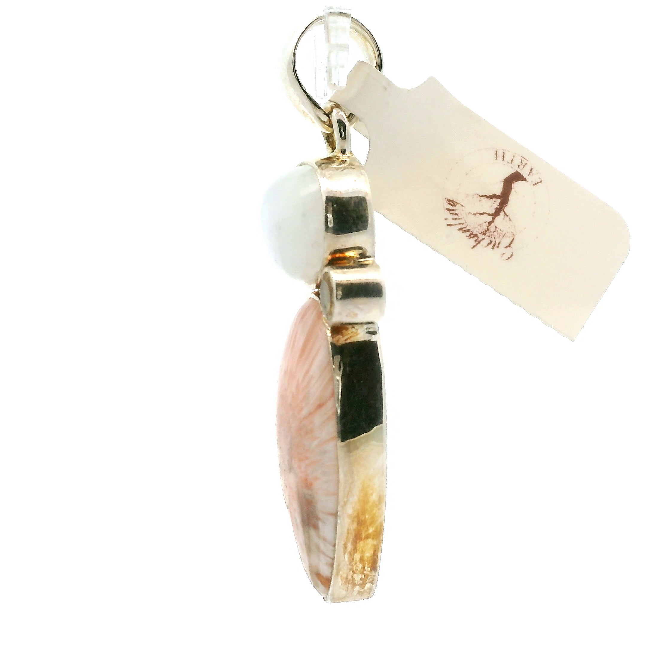 Scolecite Multi-Stone Pendant .925 Silver for Accessing Higher Realms and Lineage Healing