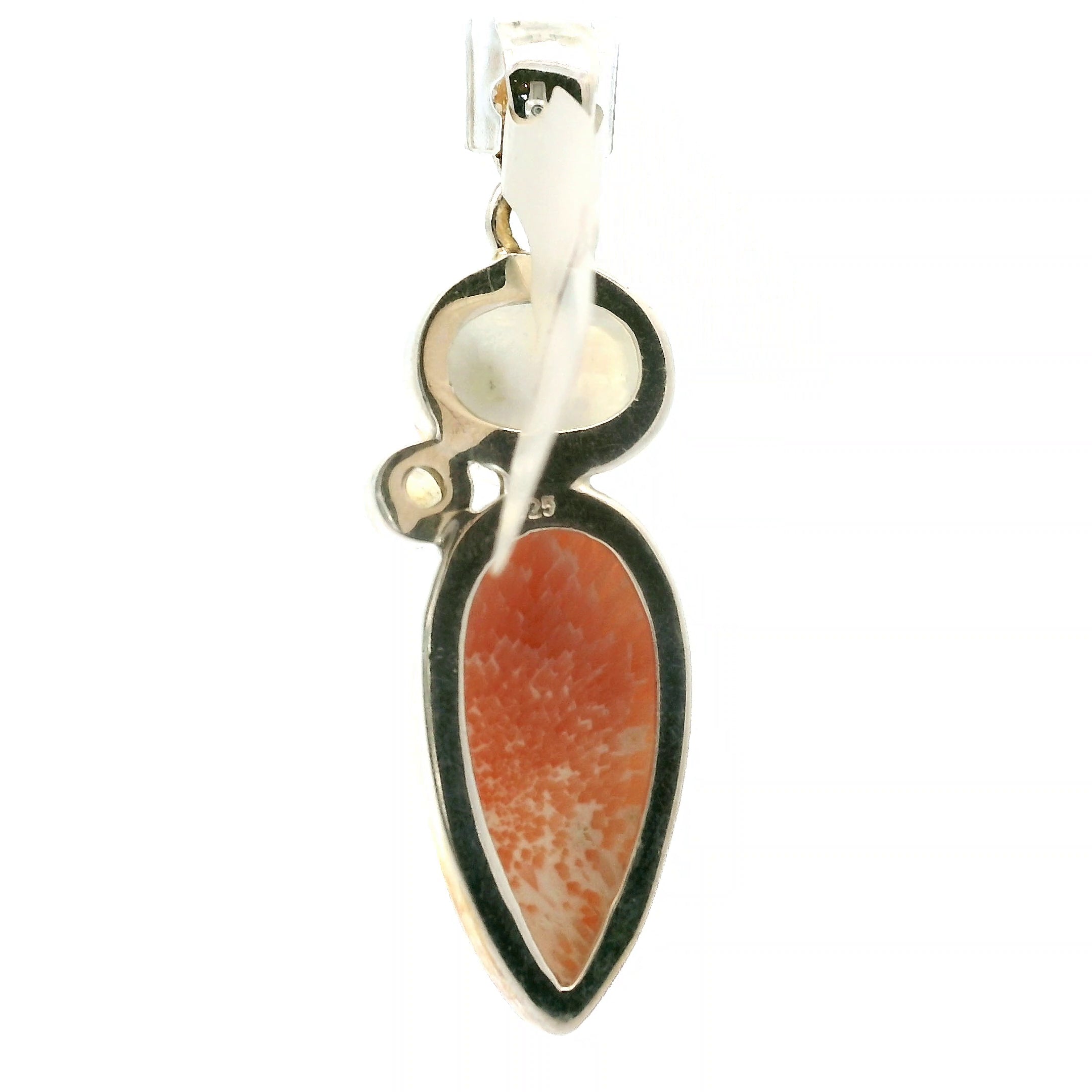 Scolecite Multi-Stone Pendant .925 Silver for Accessing Higher Realms and Lineage Healing