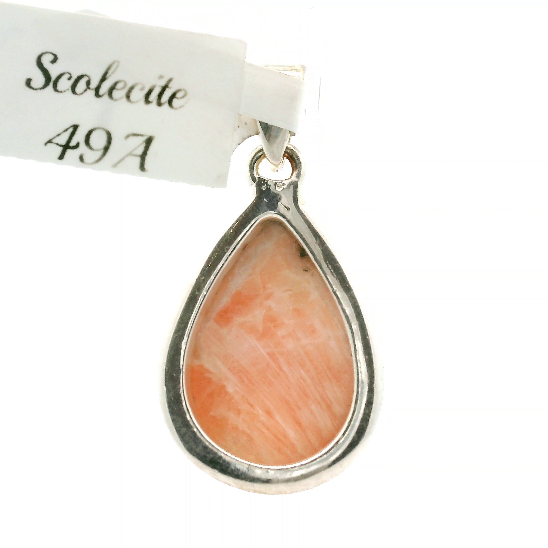 Scolecite Pendants .925 Silver for Accessing Higher Realms and Lineage Healing