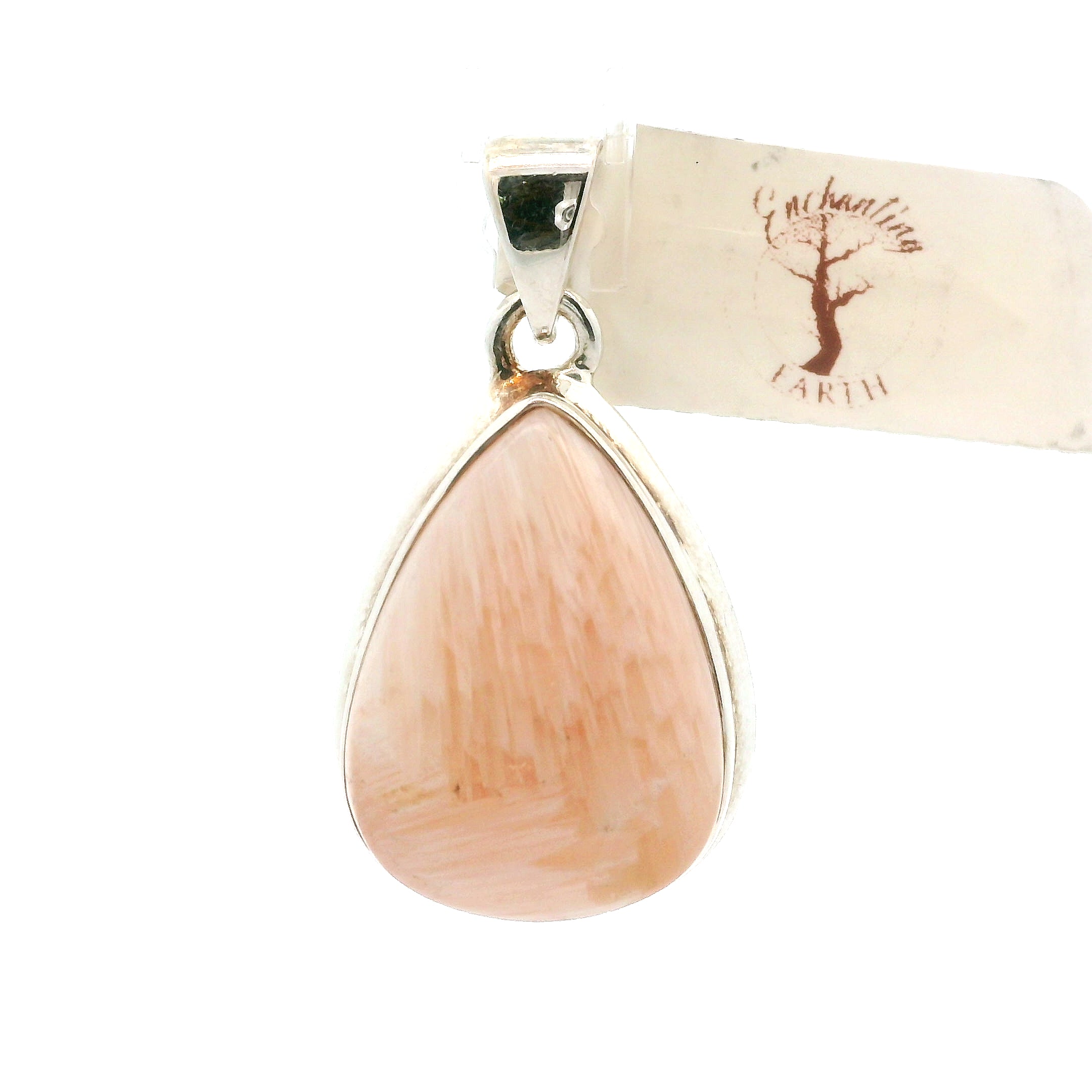 Scolecite Pendants .925 Silver for Accessing Higher Realms and Lineage Healing