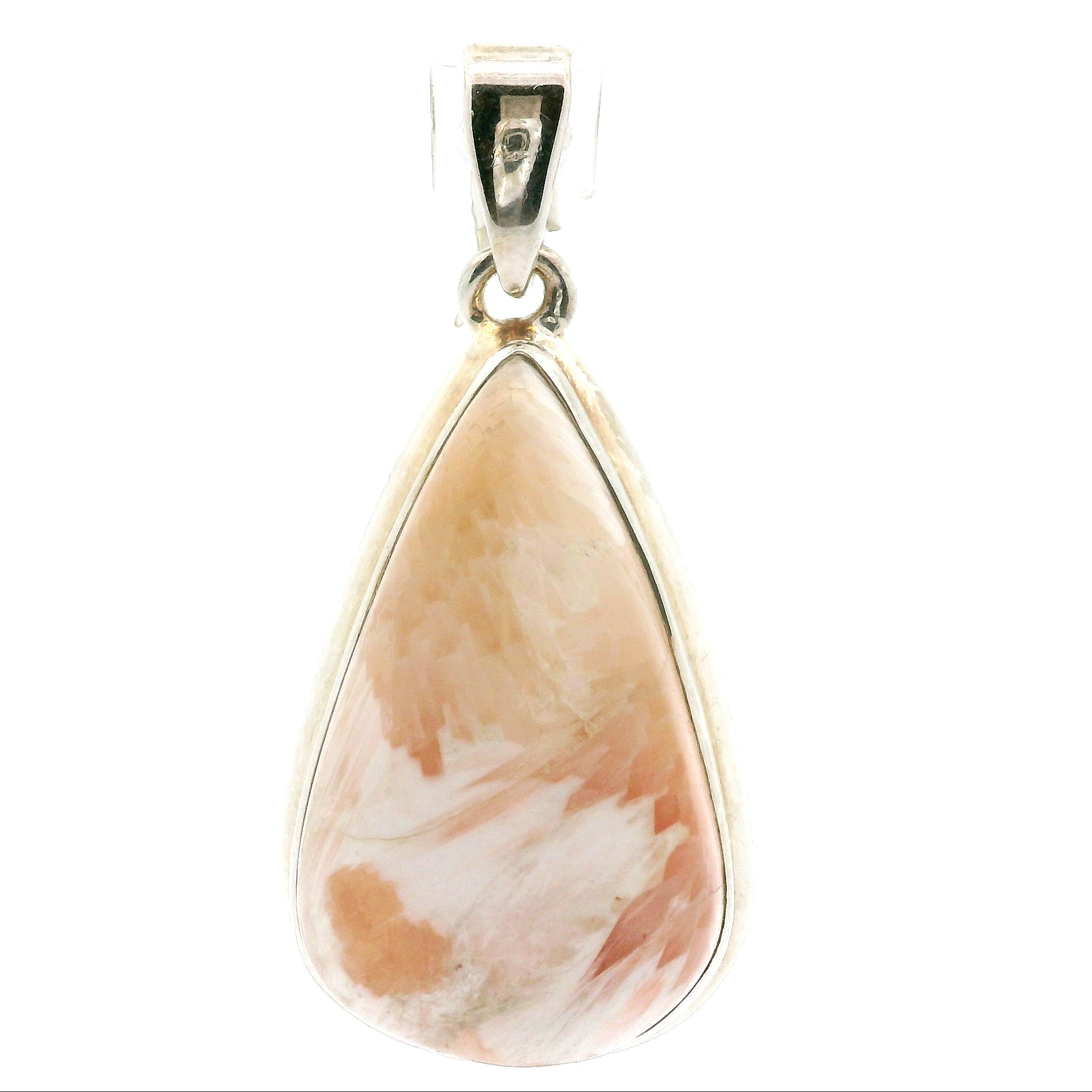 Scolecite Pendants .925 Silver for Accessing Higher Realms and Lineage Healing