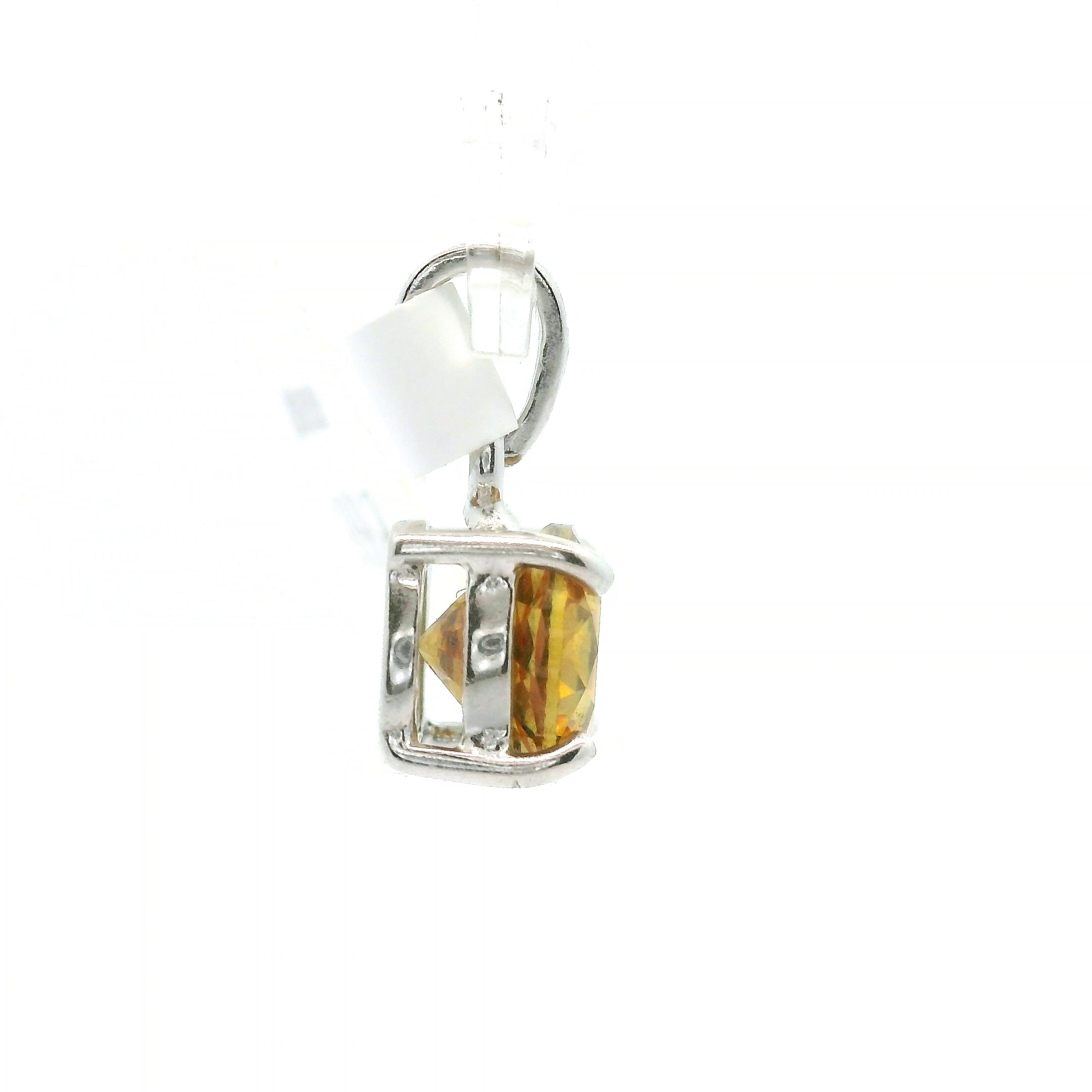 Golden Sphene Pendant .925 Silver for Illumination and Divine Clarity