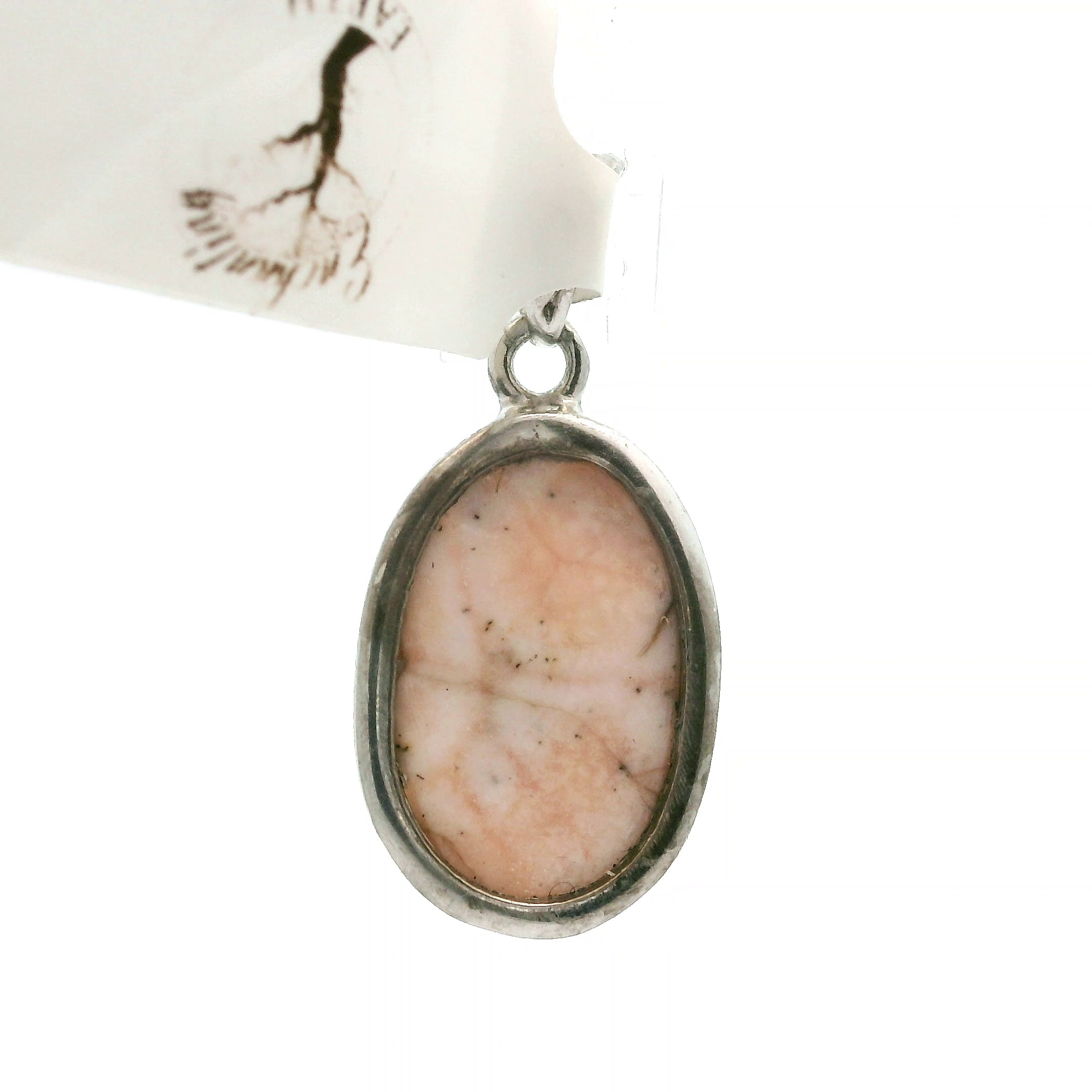 Pink Natrolite Pendant .925 Silver for Channeling, Psychic Abilities and Awakening of your Third Eye Chakra