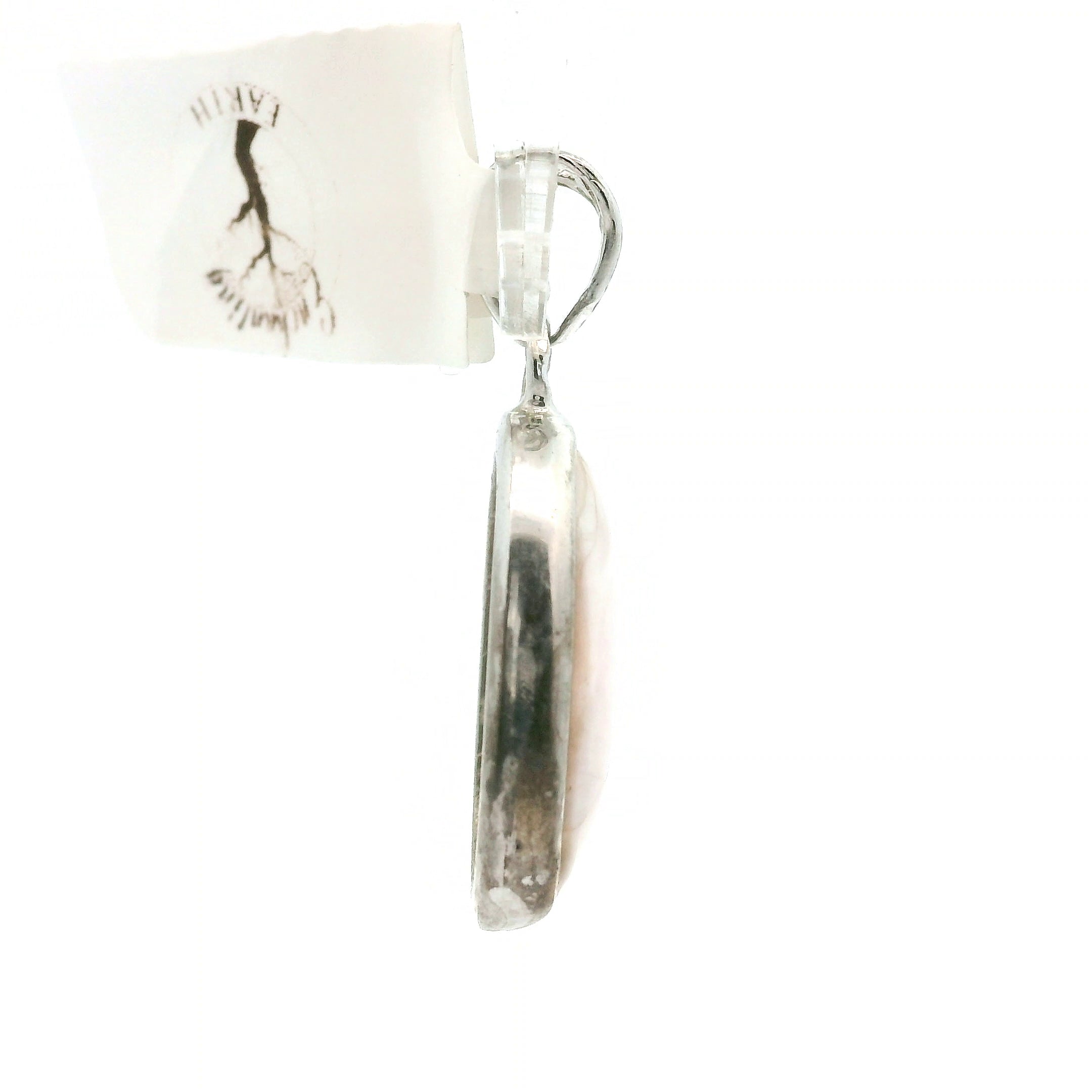 Pink Natrolite Pendant .925 Silver for Channeling, Psychic Abilities and Awakening of your Third Eye Chakra