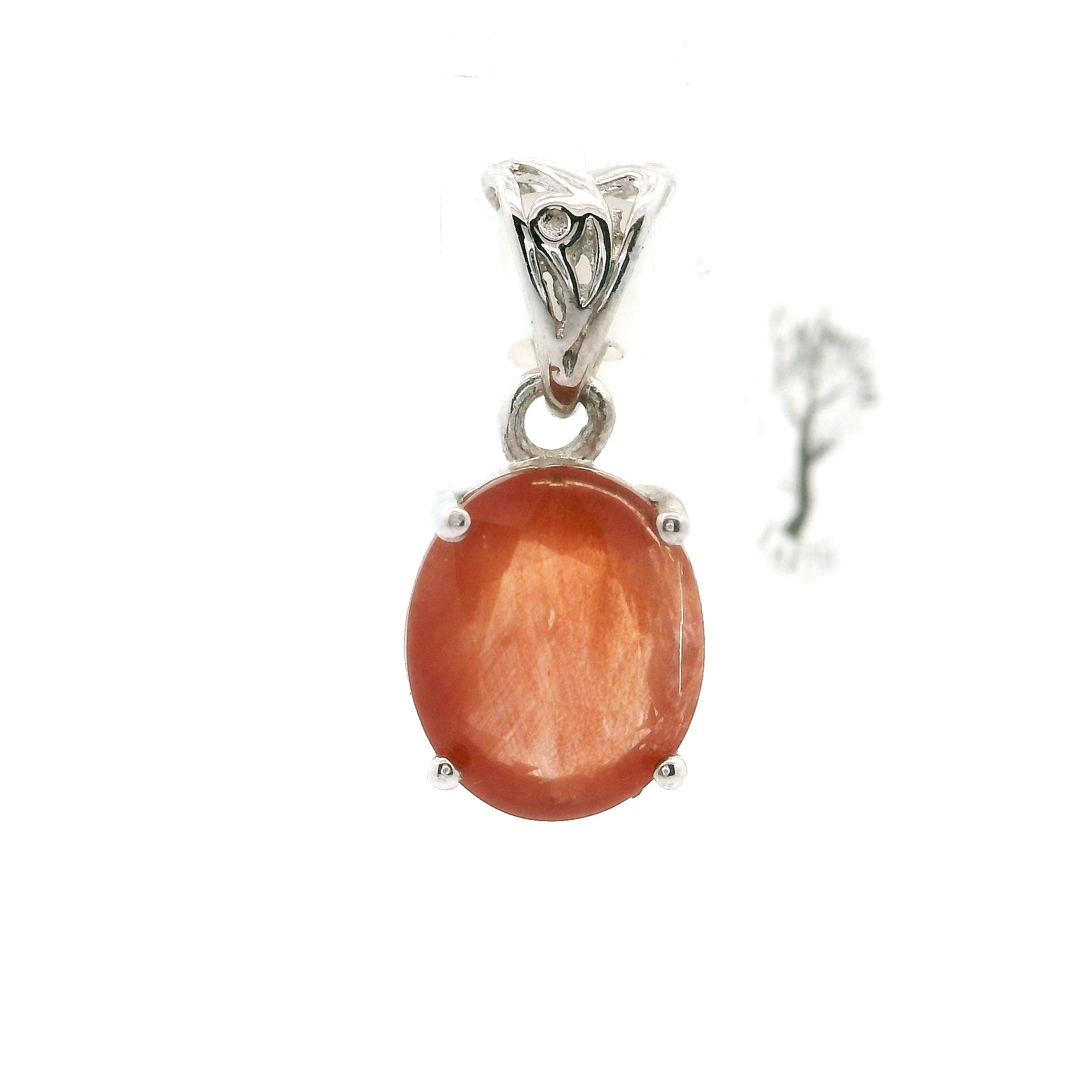 Solar Scapolite Pendant .925 Silver for Enhancing Communication with Guides, Insight & Memory