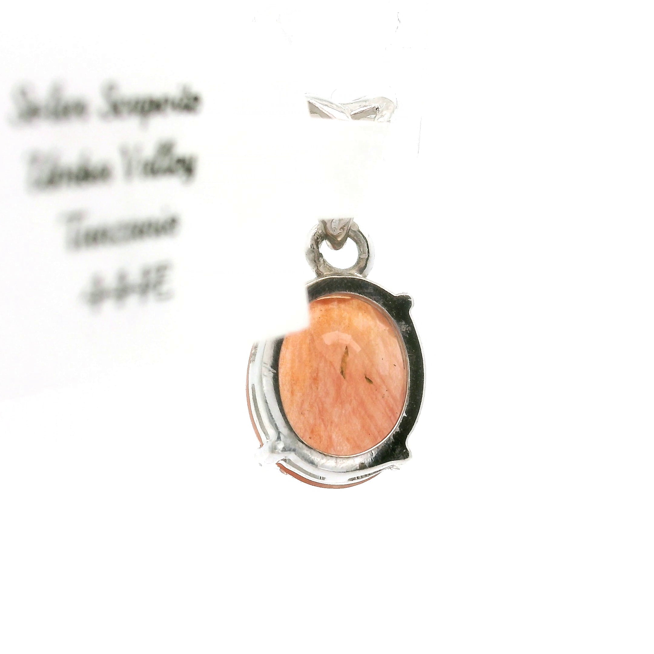 Solar Scapolite Pendant .925 Silver for Enhancing Communication with Guides, Insight & Memory