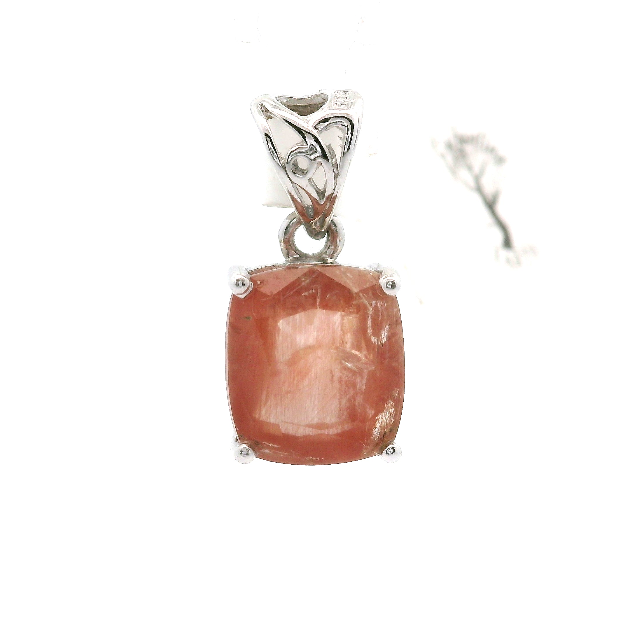 Solar Scapolite Pendant .925 Silver for Enhancing Communication with Guides, Insight & Memory