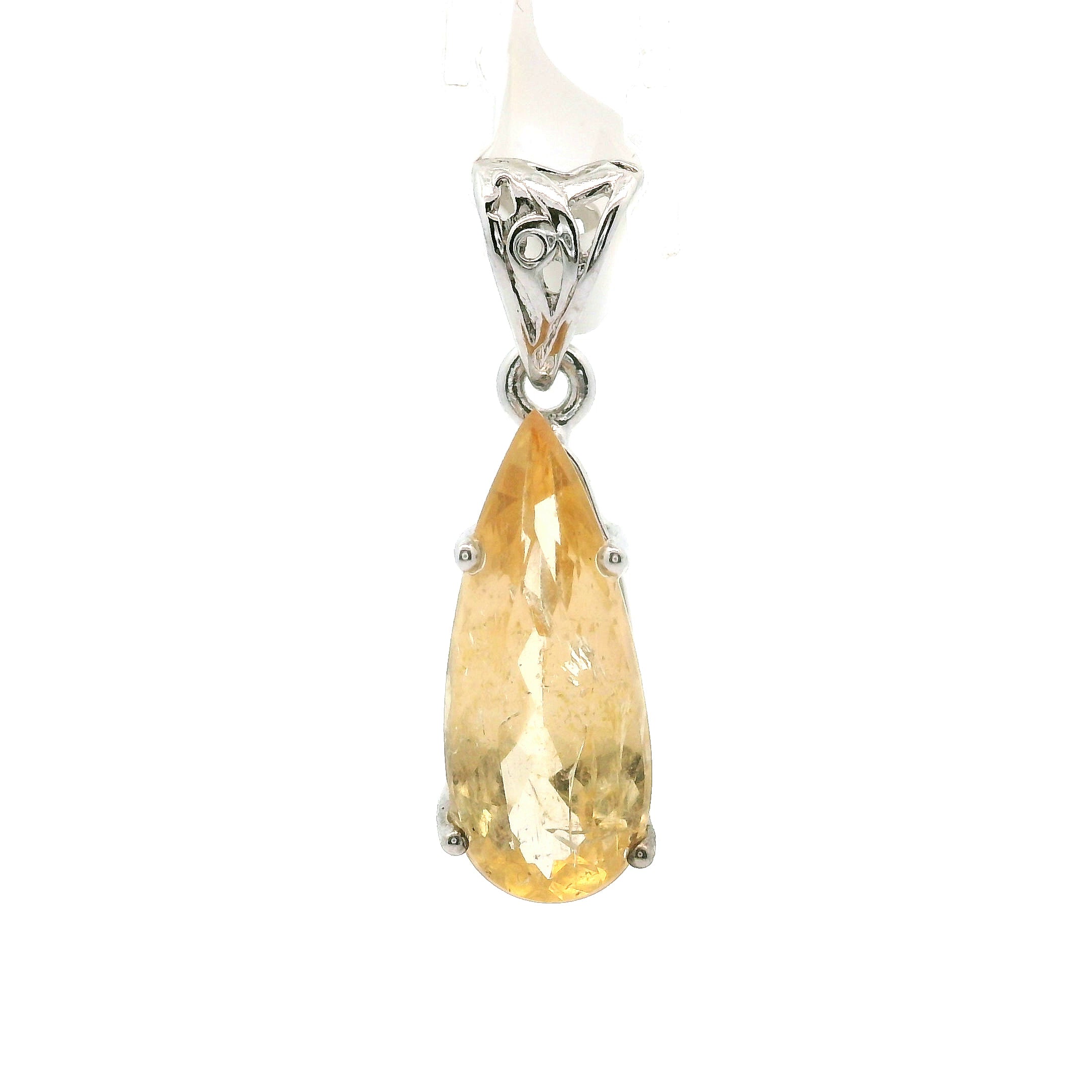 Imperial Topaz Pendants .925 Sterling Silver for Spiritual Transformation