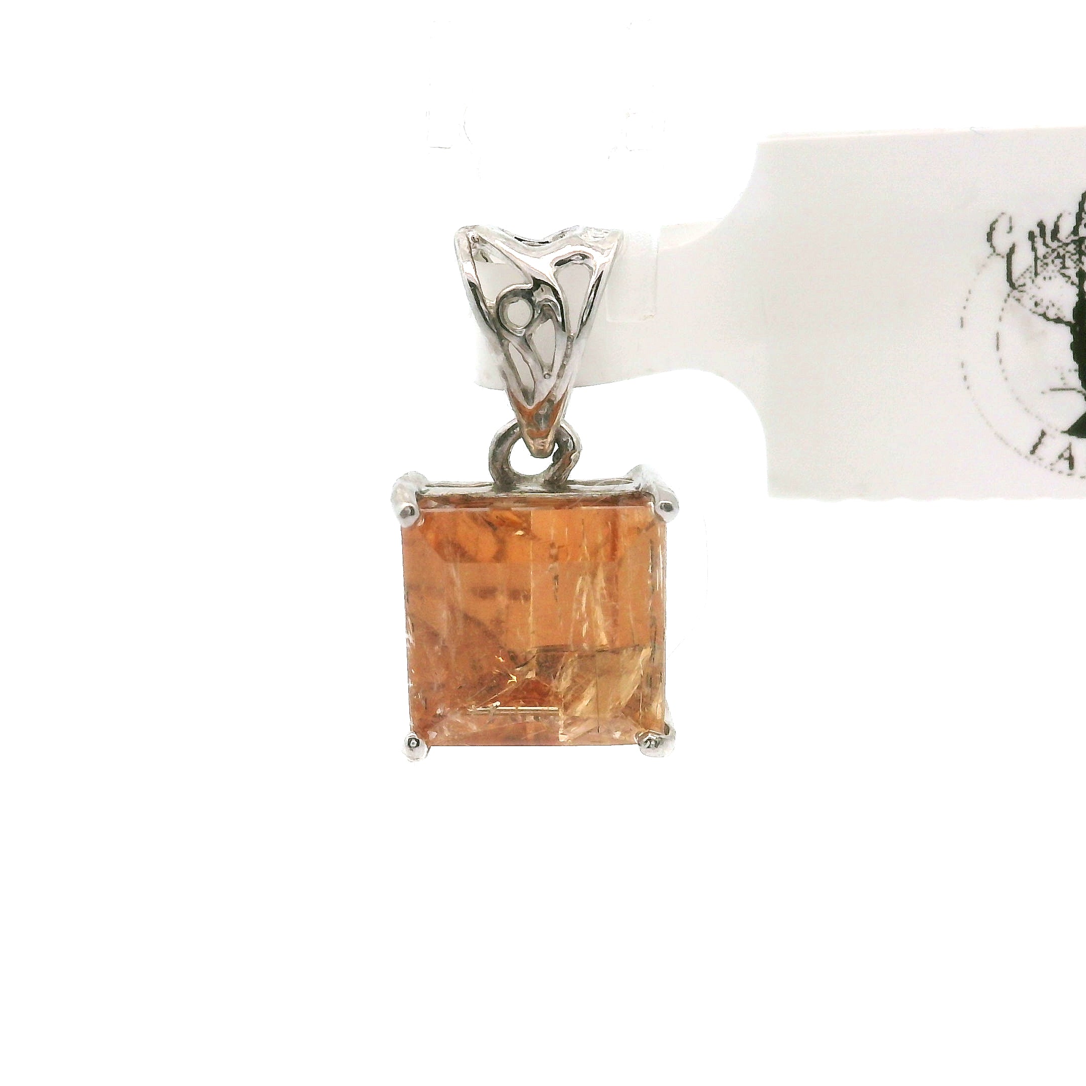 Imperial Topaz Pendants .925 Sterling Silver for Spiritual Transformation