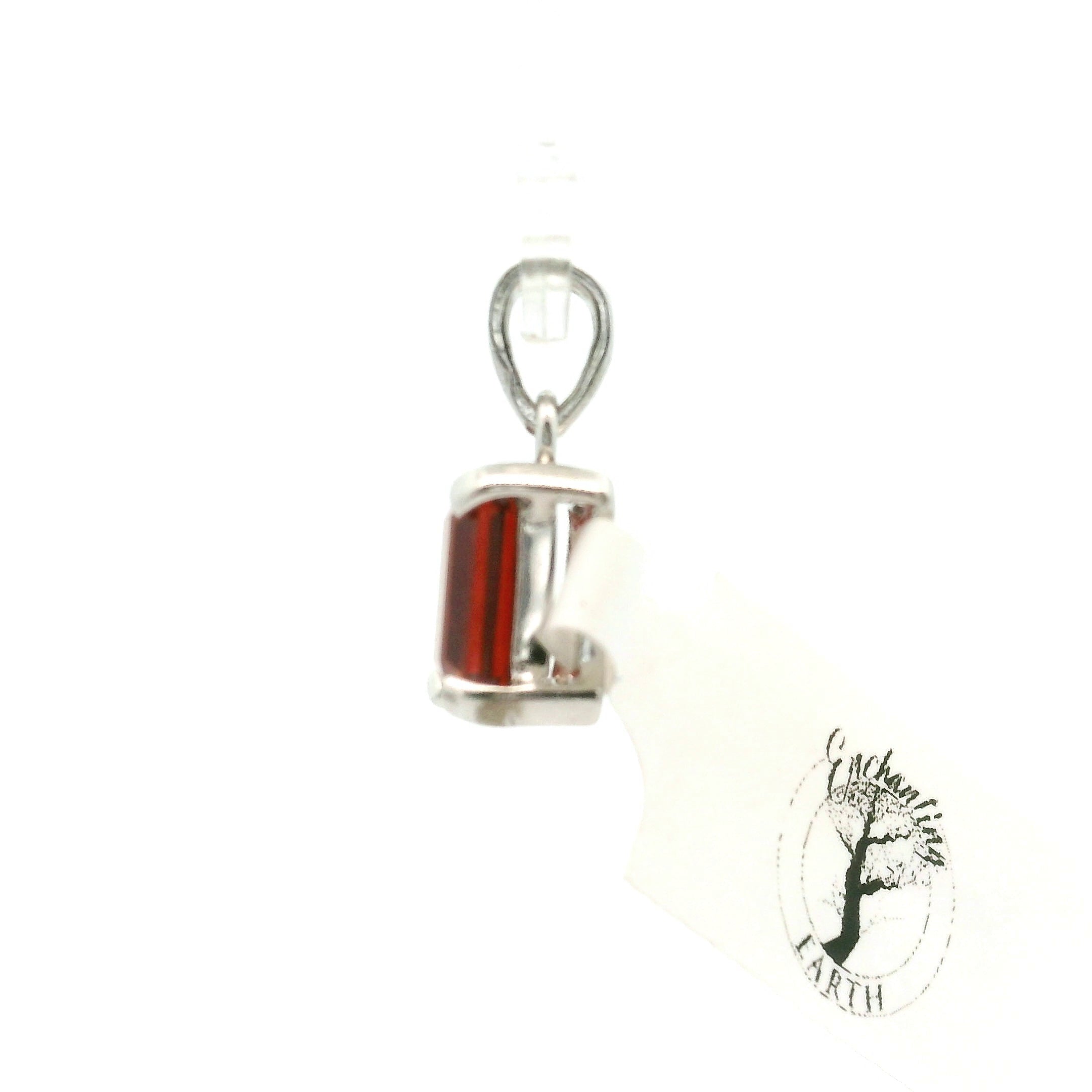Spessartine Garnet Pendants .925 Silver for Health and Strength