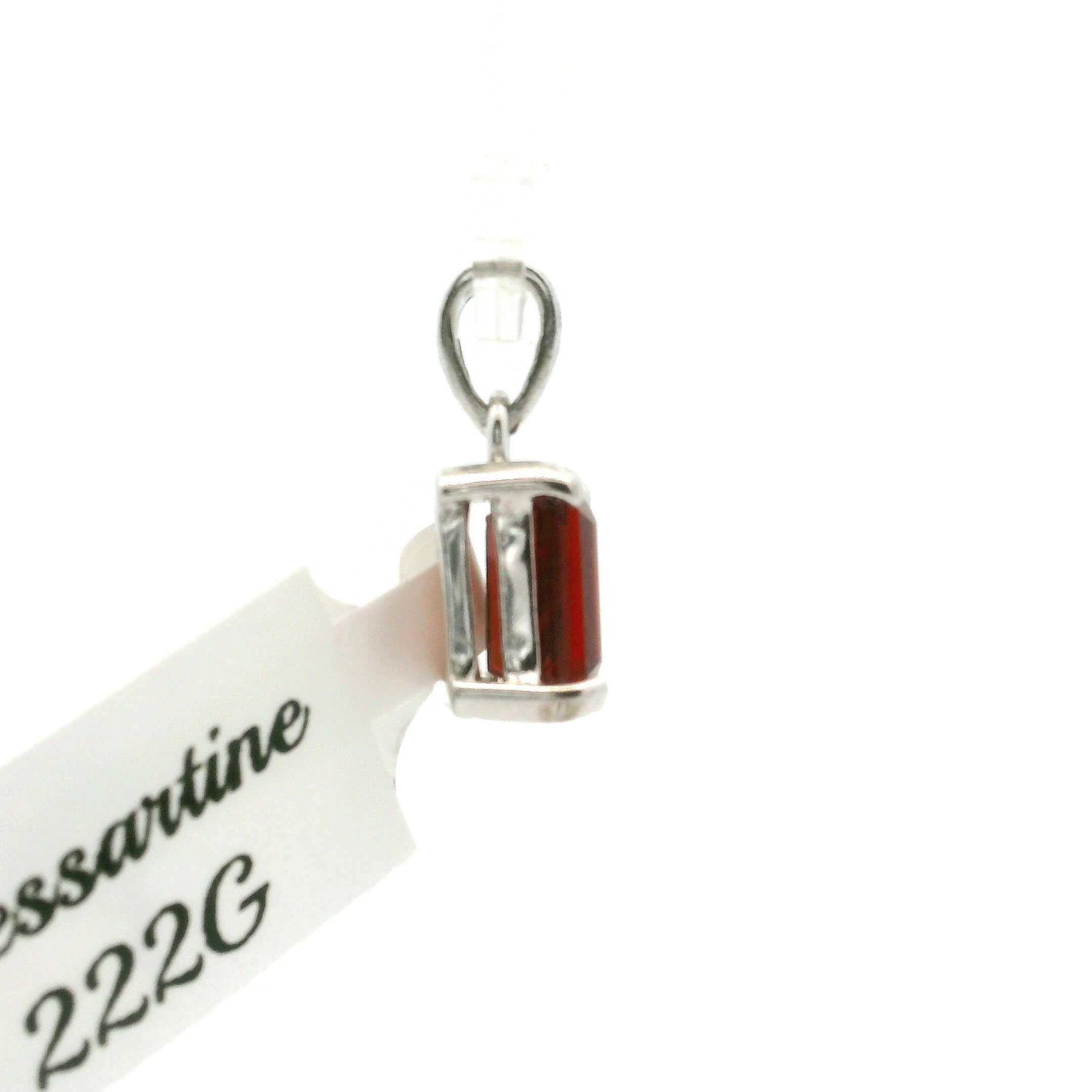 Spessartine Garnet Pendants .925 Silver for Health and Strength