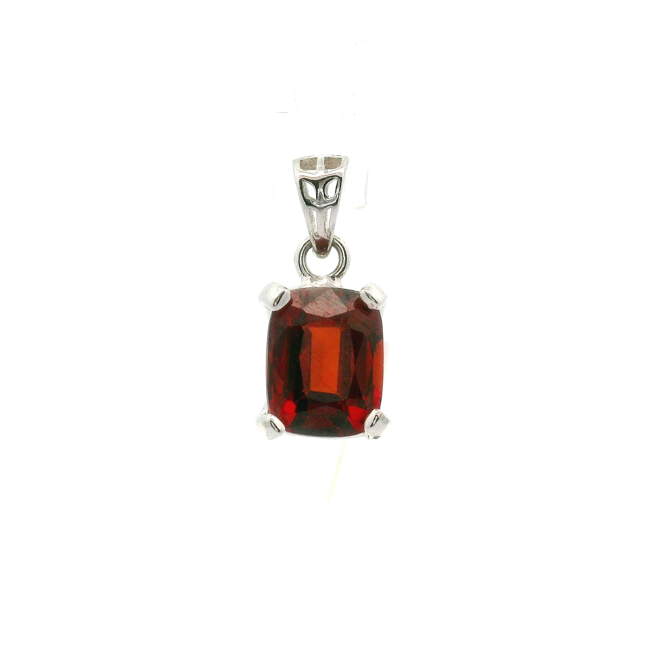 Spessartine Garnet Pendants .925 Silver for Health and Strength