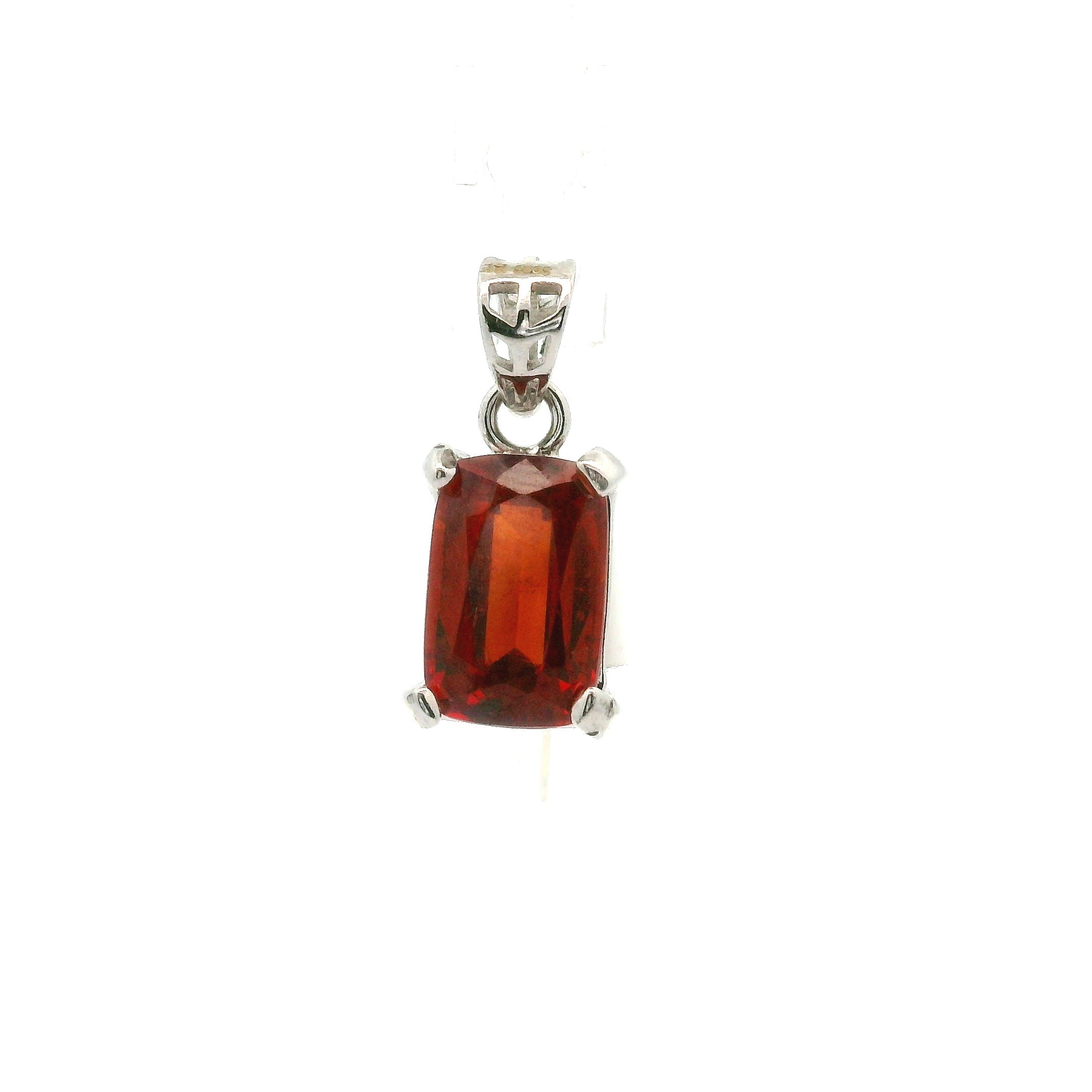 Spessartine Garnet Pendants .925 Silver for Health and Strength