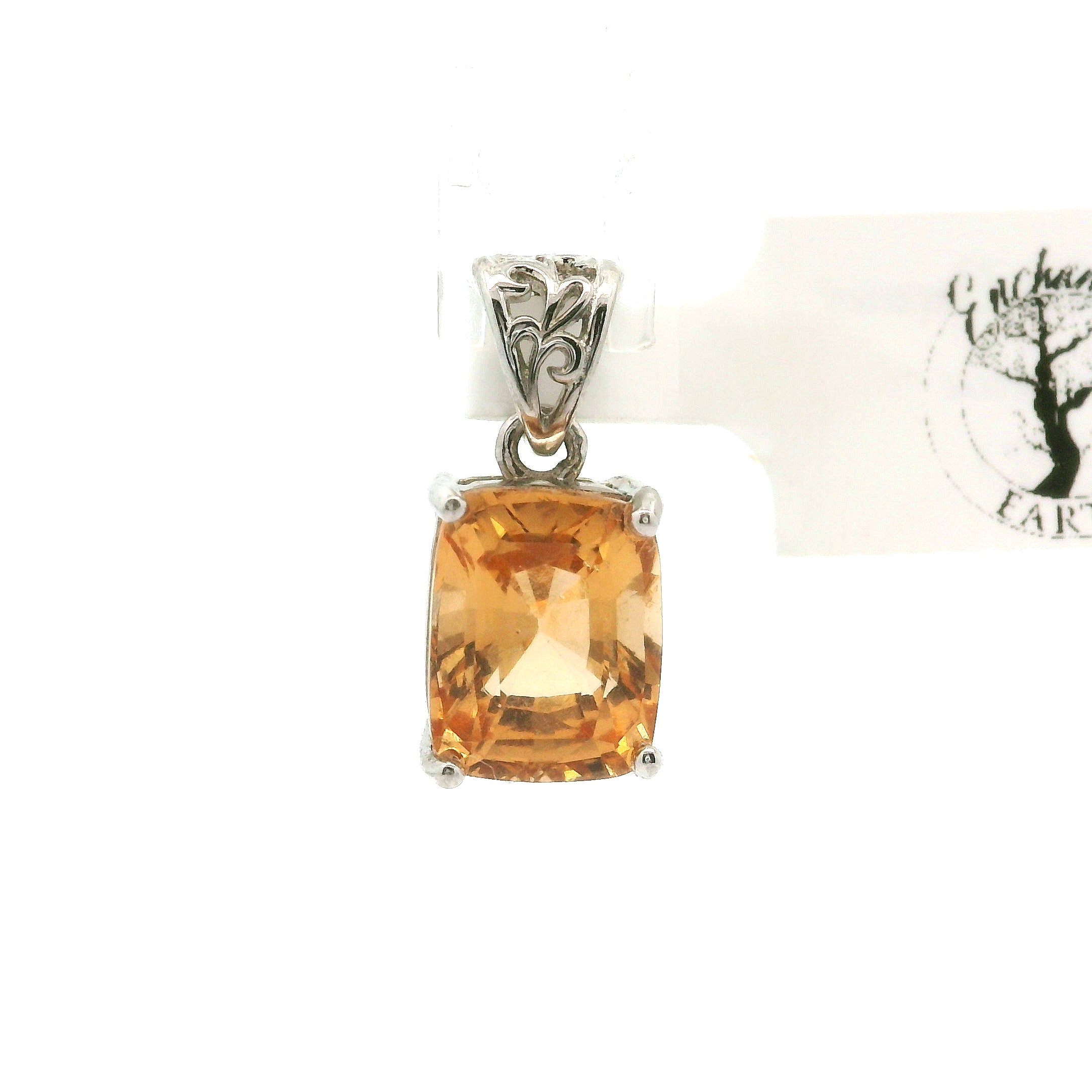 Grossular Garnet Pendants .925 Silver for Health and Strength