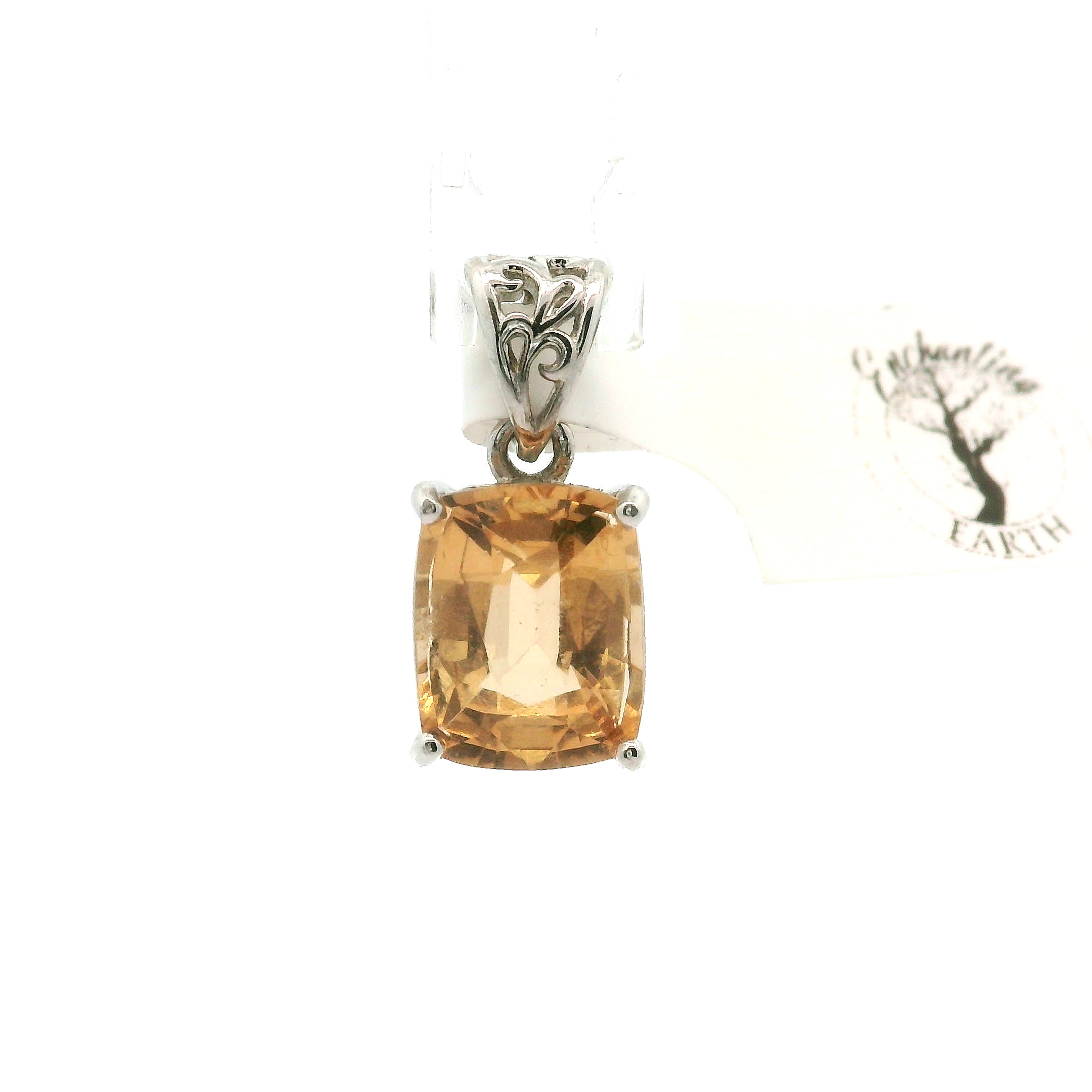 Grossular Garnet Pendants .925 Silver for Health and Strength