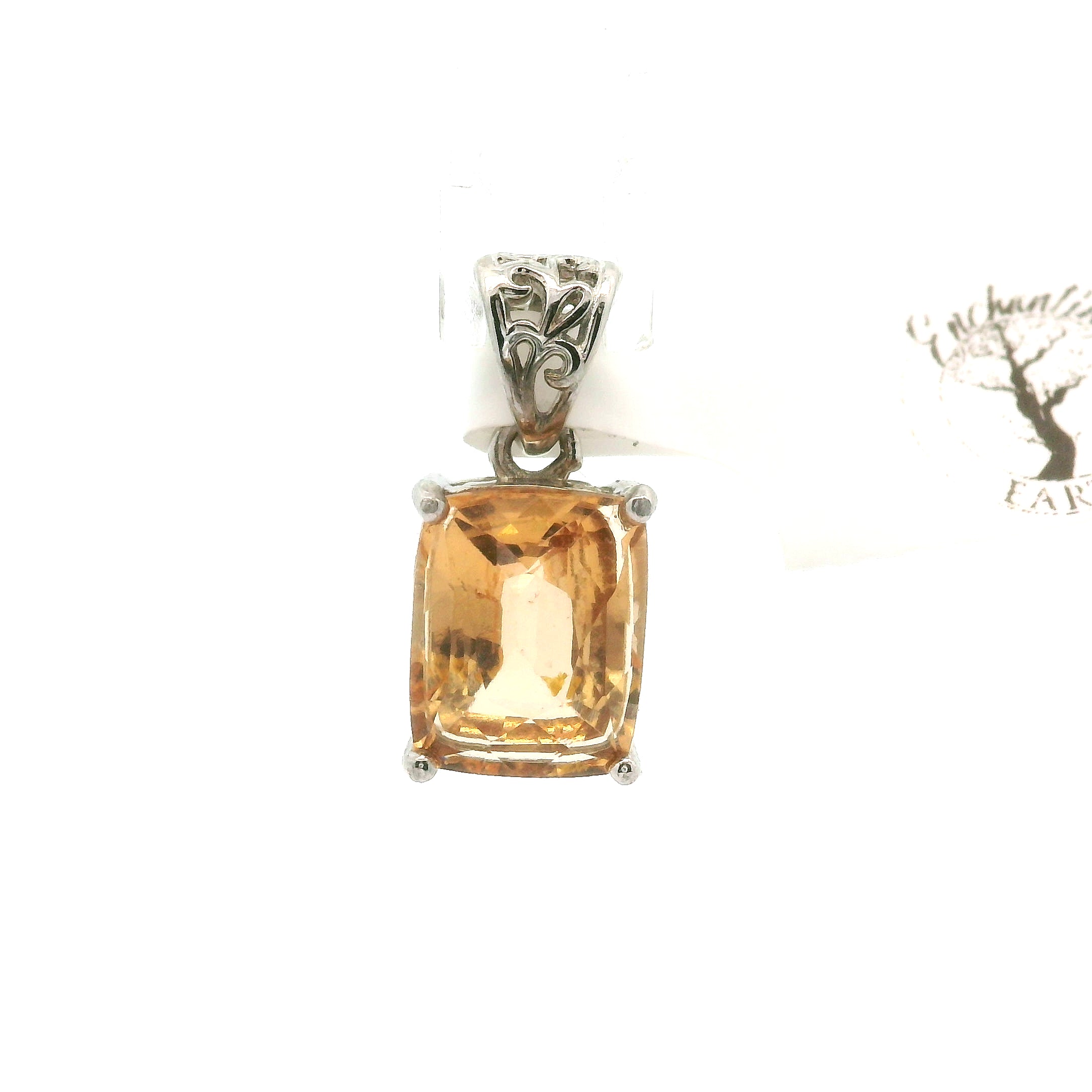 Grossular Garnet Pendants .925 Silver for Health and Strength