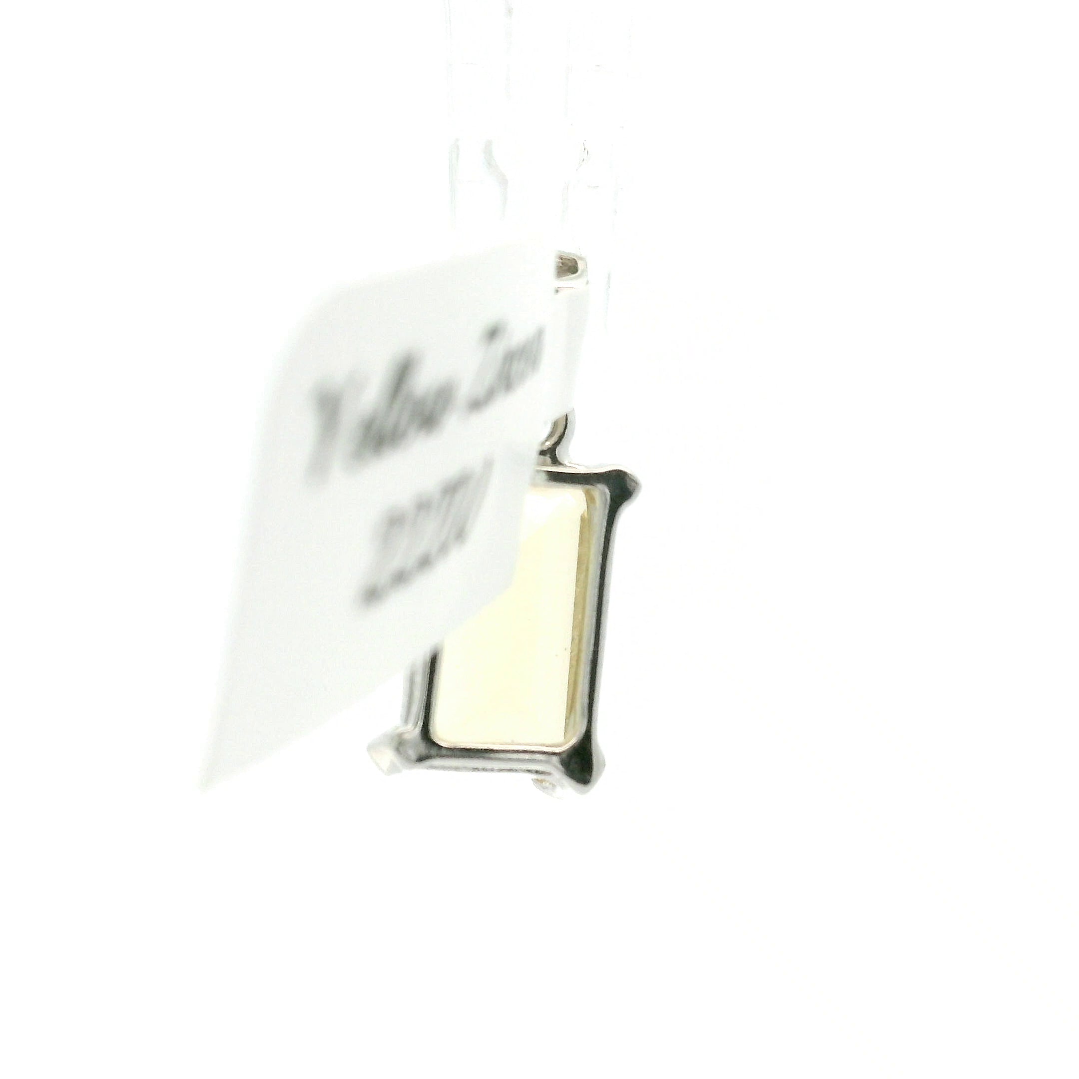 Yellow Zircon Pendant .925 Silver for Vitality and Expansion