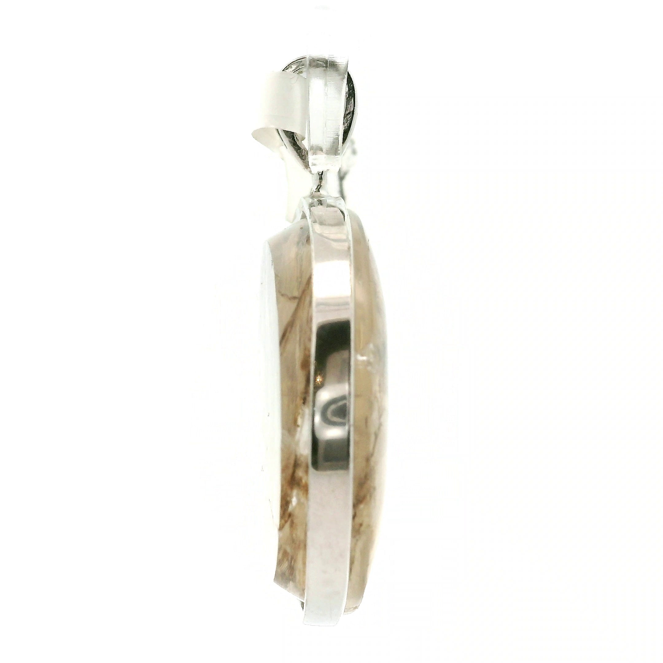 Garden Quartz Pendant .925 Sterling Silver for Insight, Meditation & Shamanic Journey