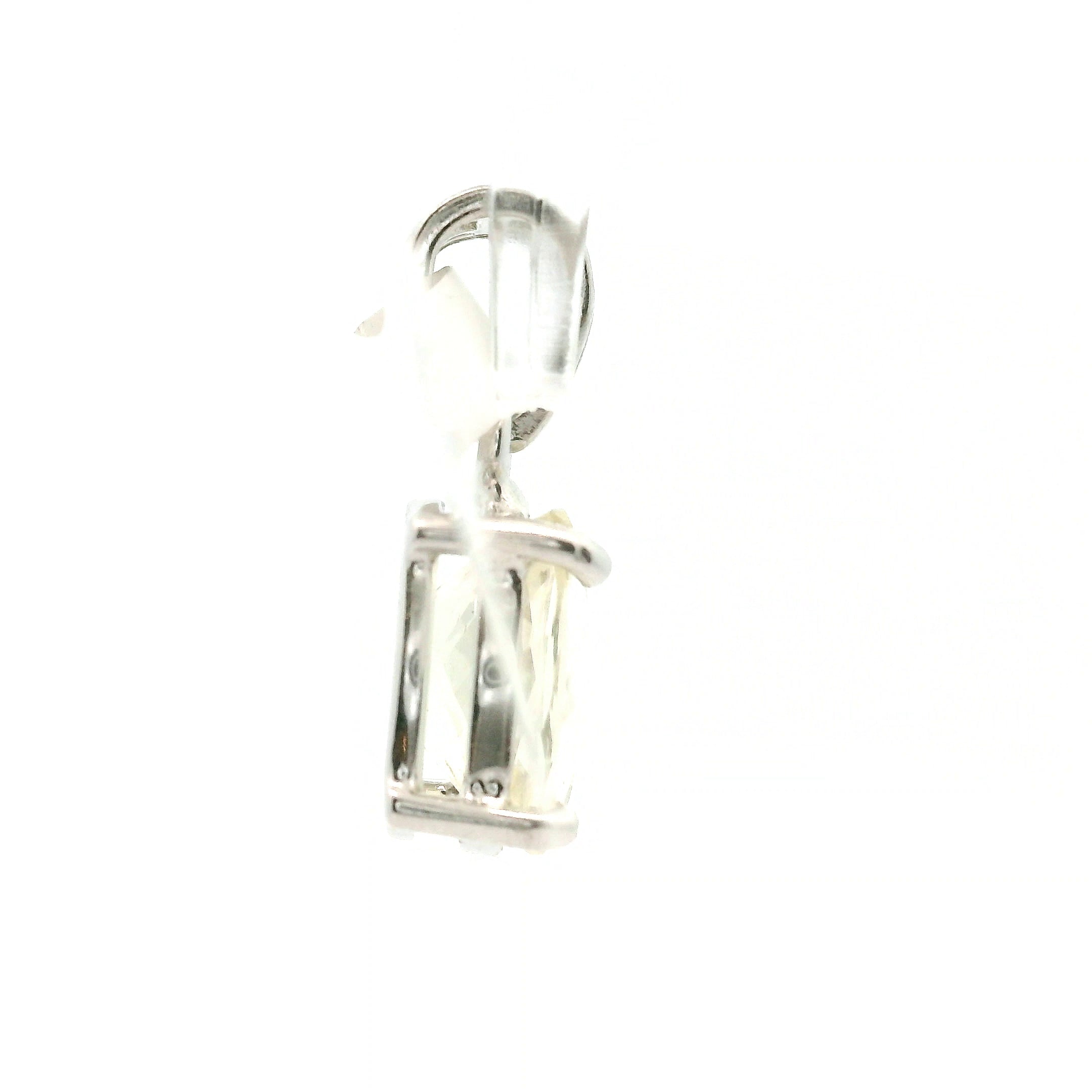 Golden Labradorite Pendant .925 Sterling Silver for Meditation and Visualization