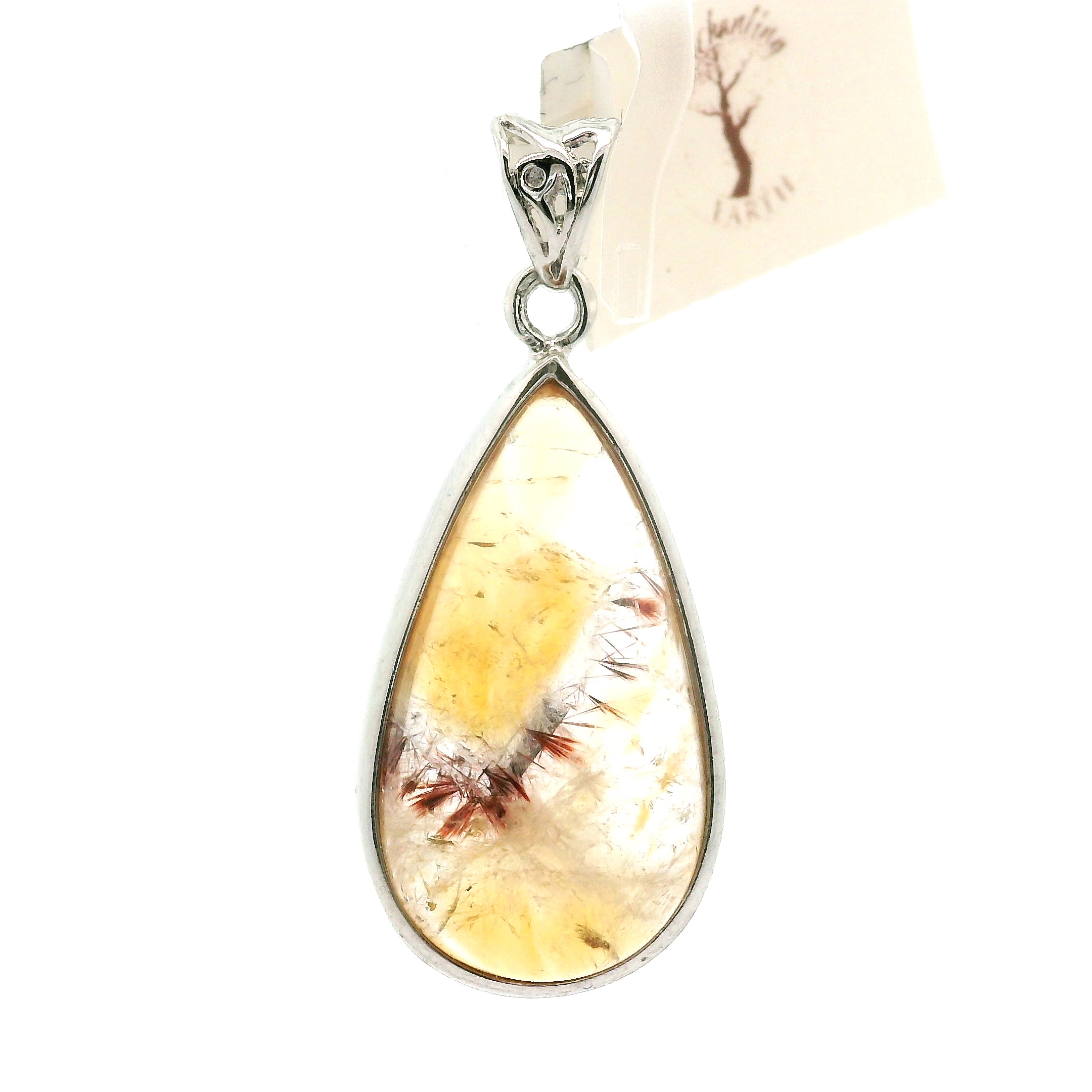 Citrine Super 7 Pendants .925 Silver for Awakening your Gifts and Creating your Dream Life