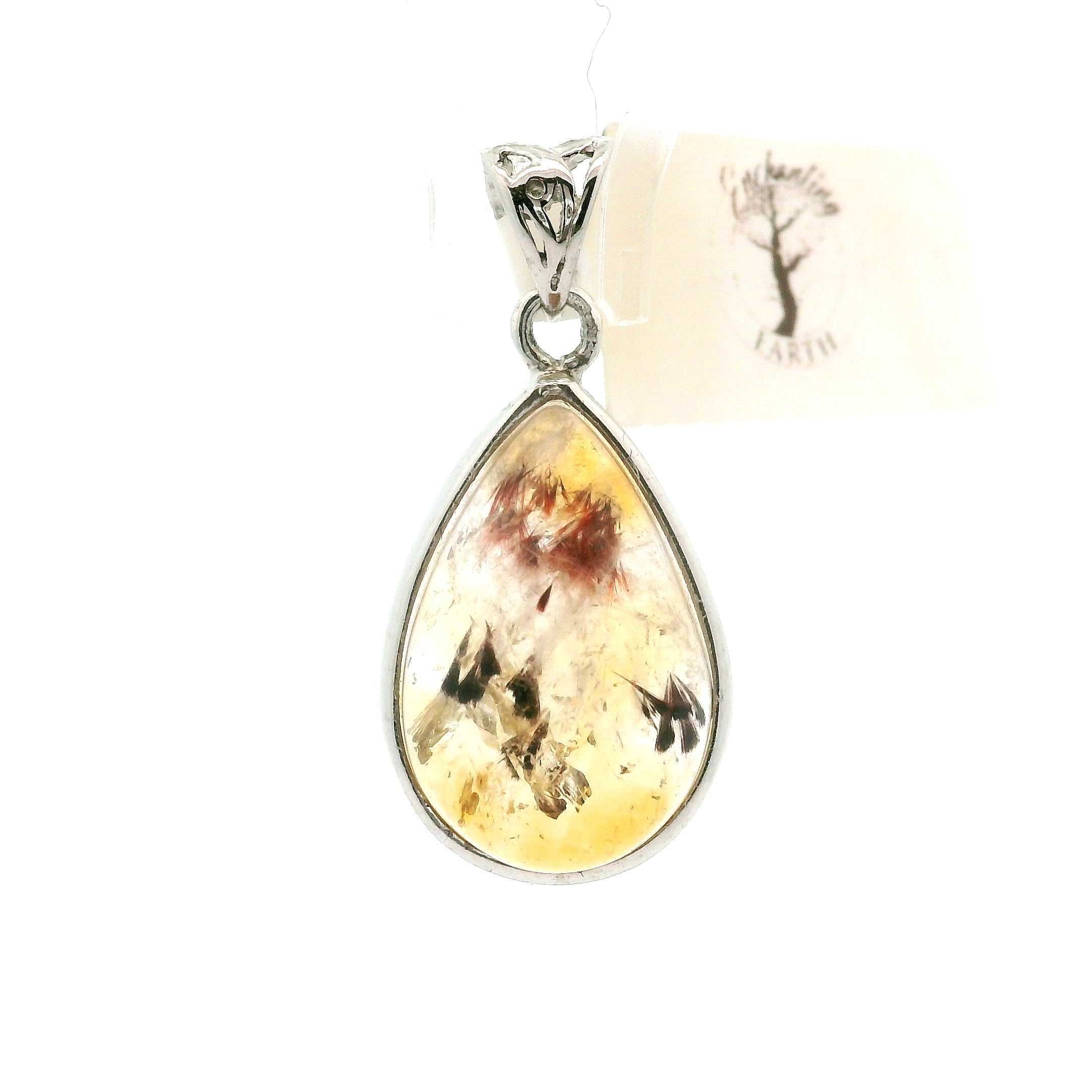 Citrine Super 7 Pendants .925 Silver for Awakening your Gifts and Creating your Dream Life