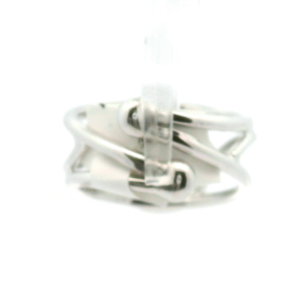 Lab Alexandrite Cuff Ring .925 Silver For Self Recovery, Hope and Encouragement