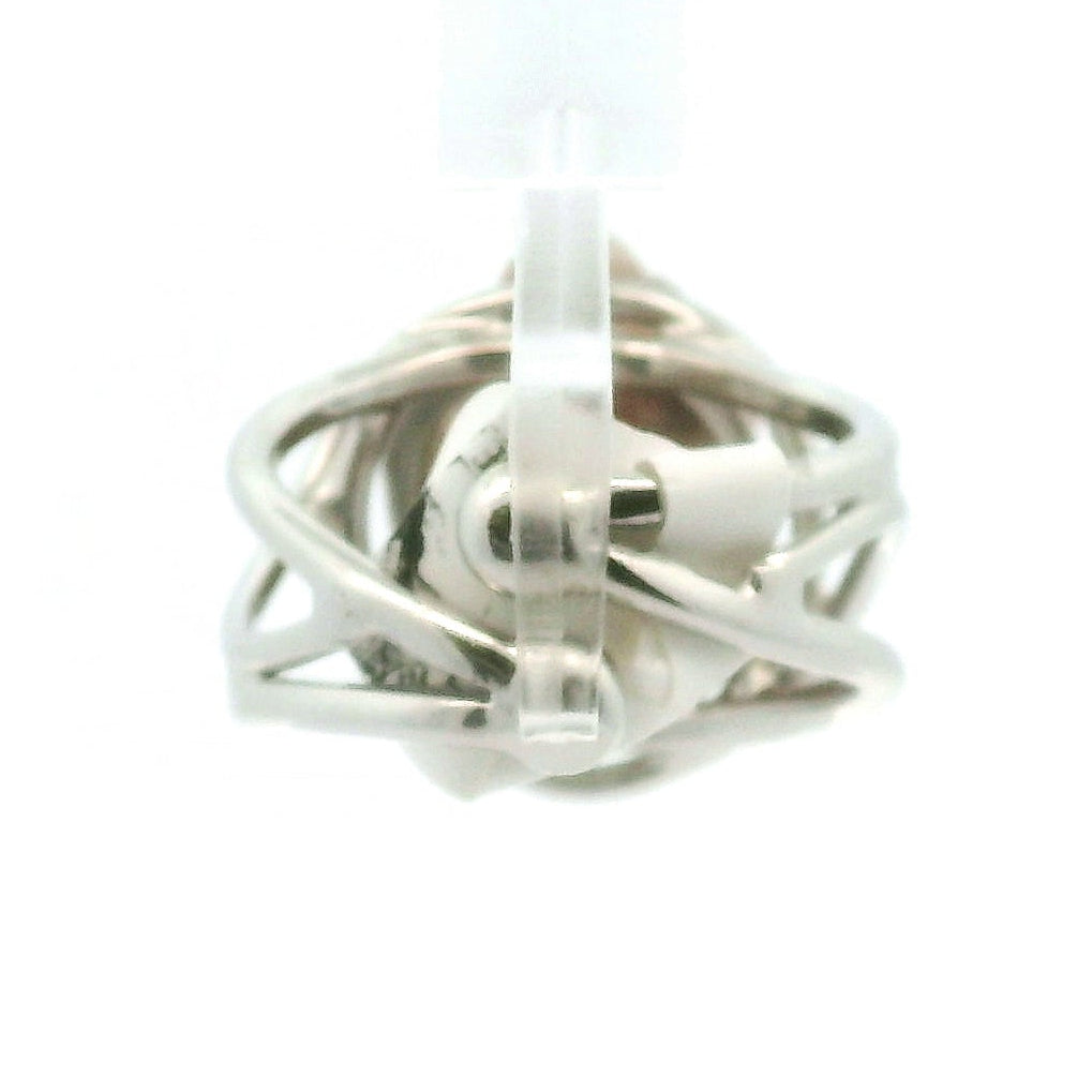 Red Dragon Euphoralite Money Toad Cuff Ring .925 Silver for Health, Protection and Stress Relief