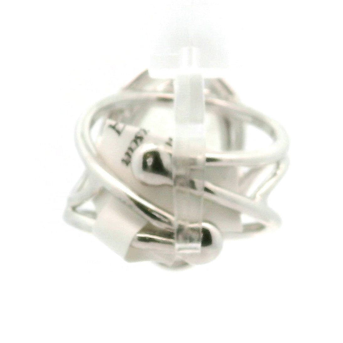 Malagasy Moonstone Money Toad Cuff Ring .925 Sterling Silver for Spiritual Transformation and Inner Peace