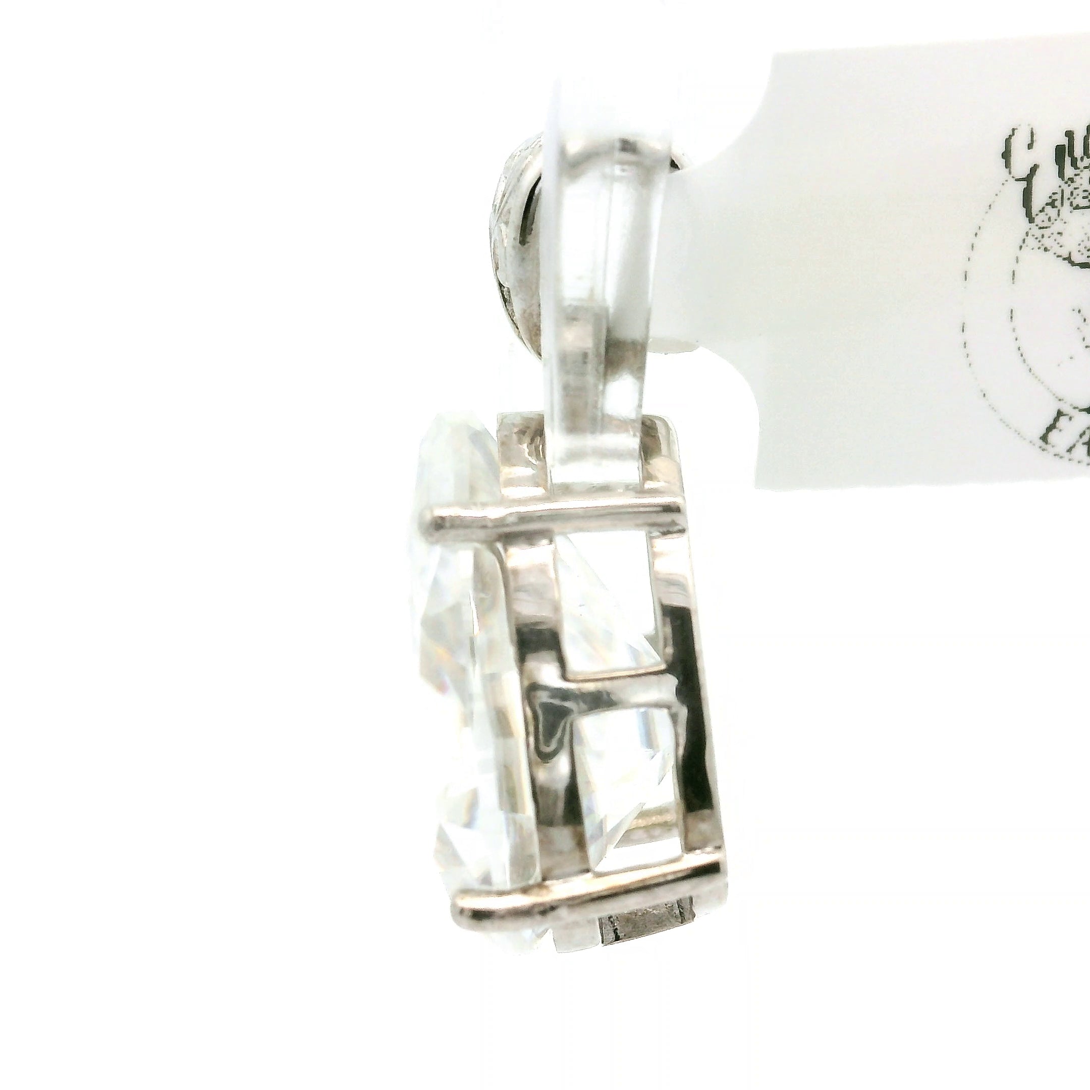 Moissanite Pendant .925 Silver for Spiritual Evolution and Awakening