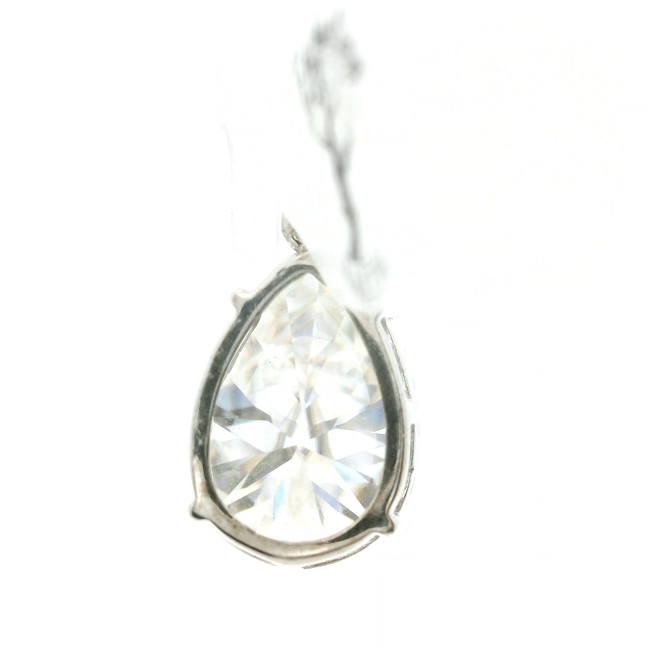 Moissanite Pendant .925 Silver for Spiritual Evolution and Awakening