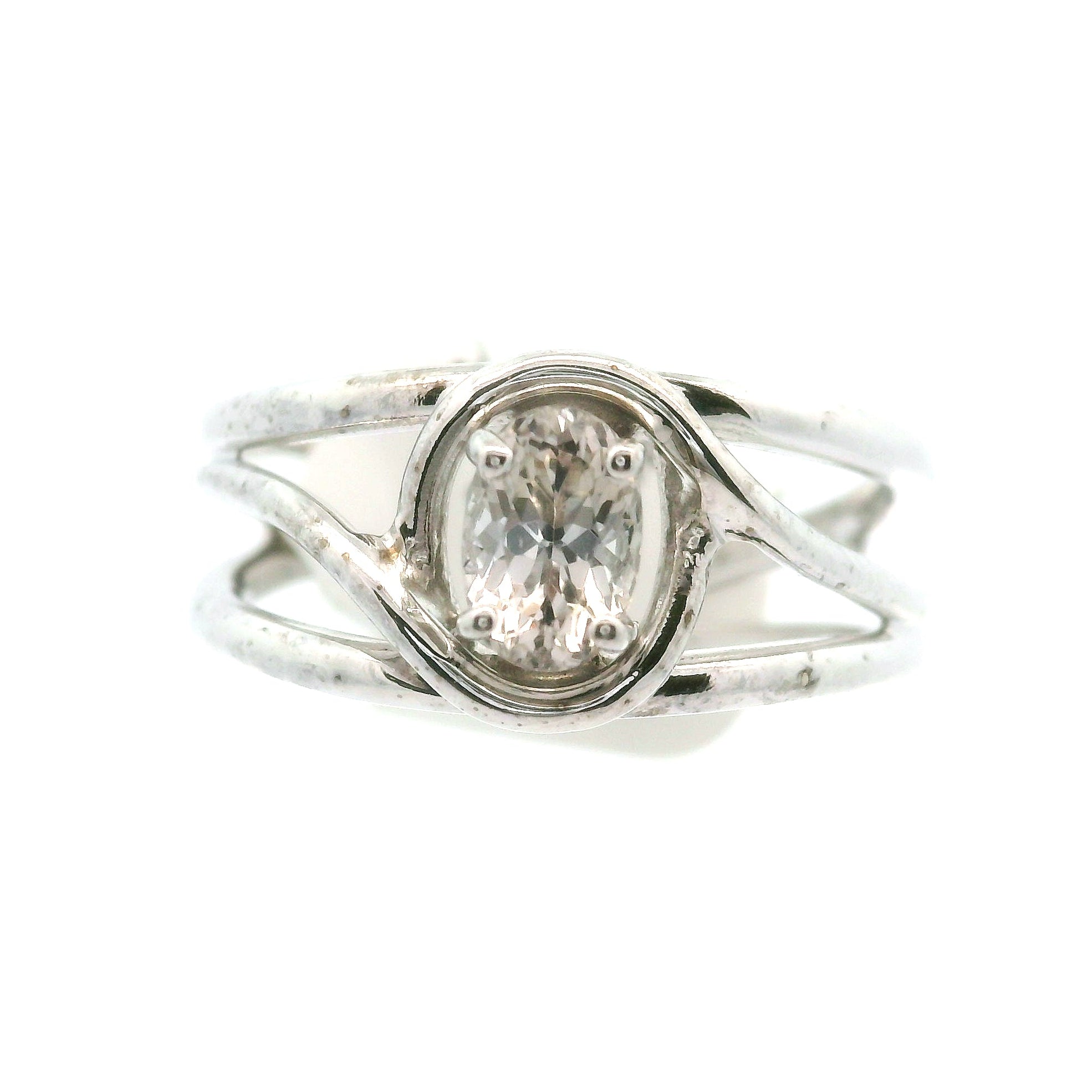 Afghanistan Magical Tourmaline Midi Cuff Ring .925 Silver for Positive Energy and Transformation