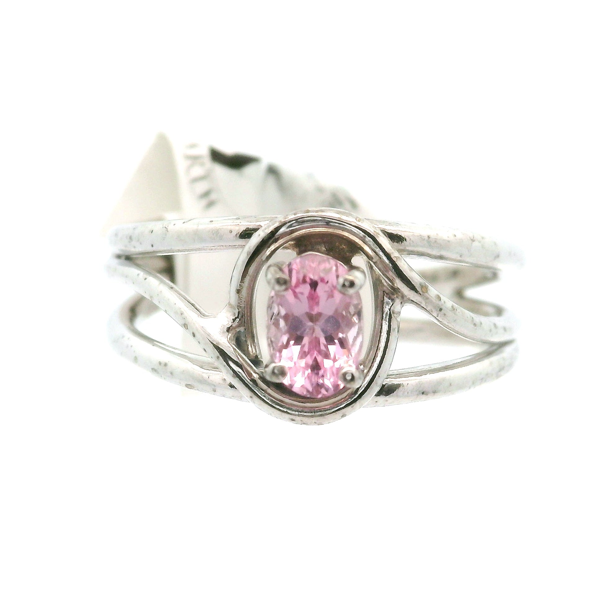 Afghanistan Magical Tourmaline Midi Cuff Ring .925 Silver for Positive Energy and Transformation