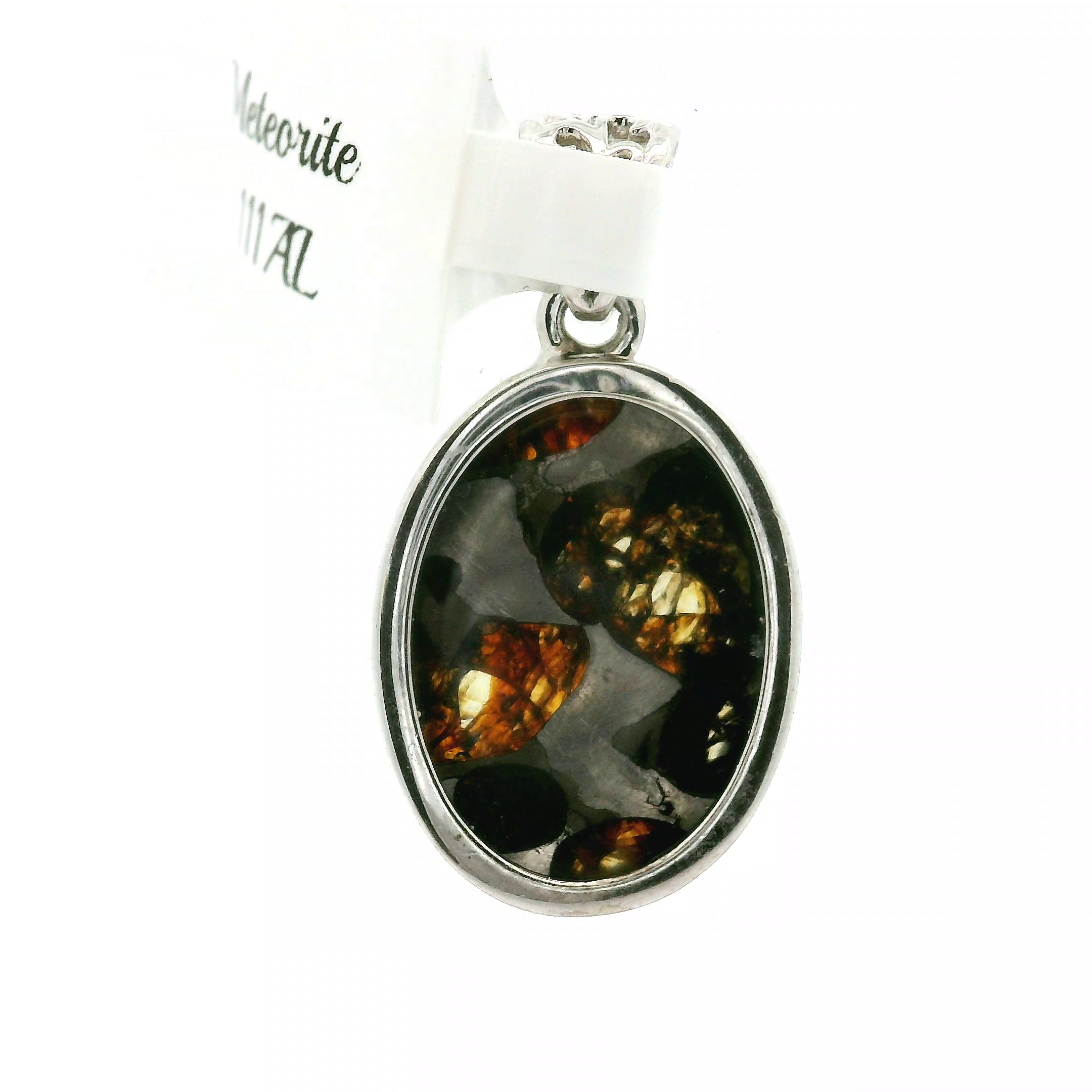 Meteorite Pendant .925 Silver for Manifestation and Spiritual Awakening