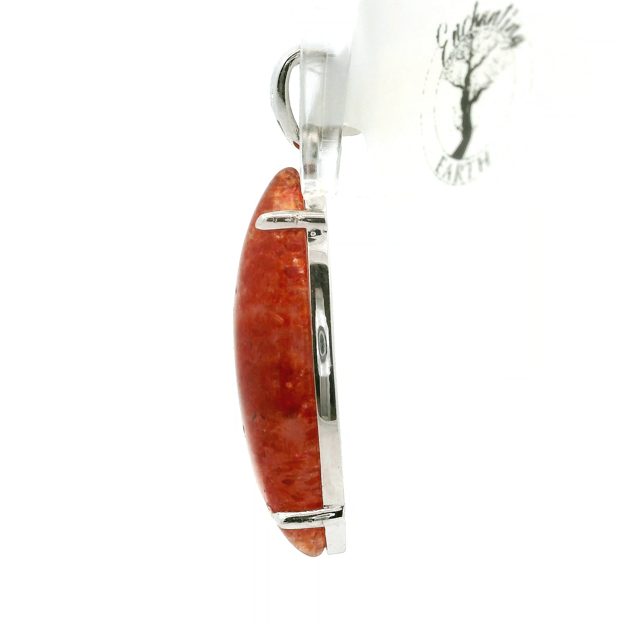 Sunstone Pendant .925 Silver for Confidence, Joy and Vitality