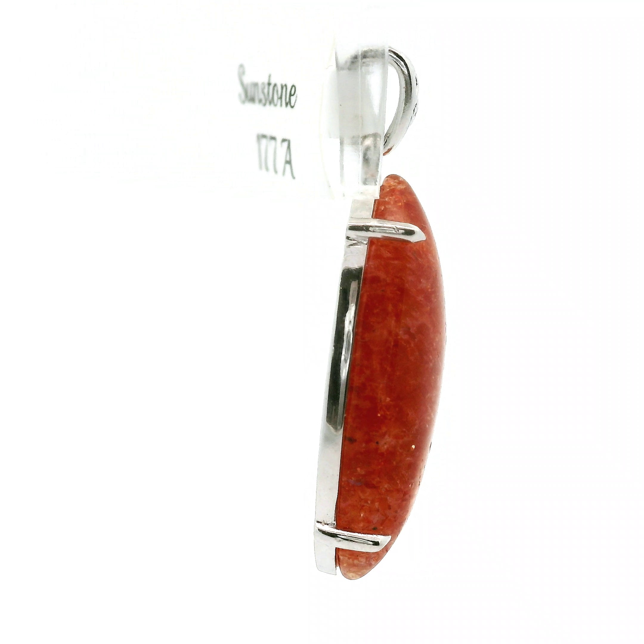 Sunstone Pendant .925 Silver for Confidence, Joy and Vitality