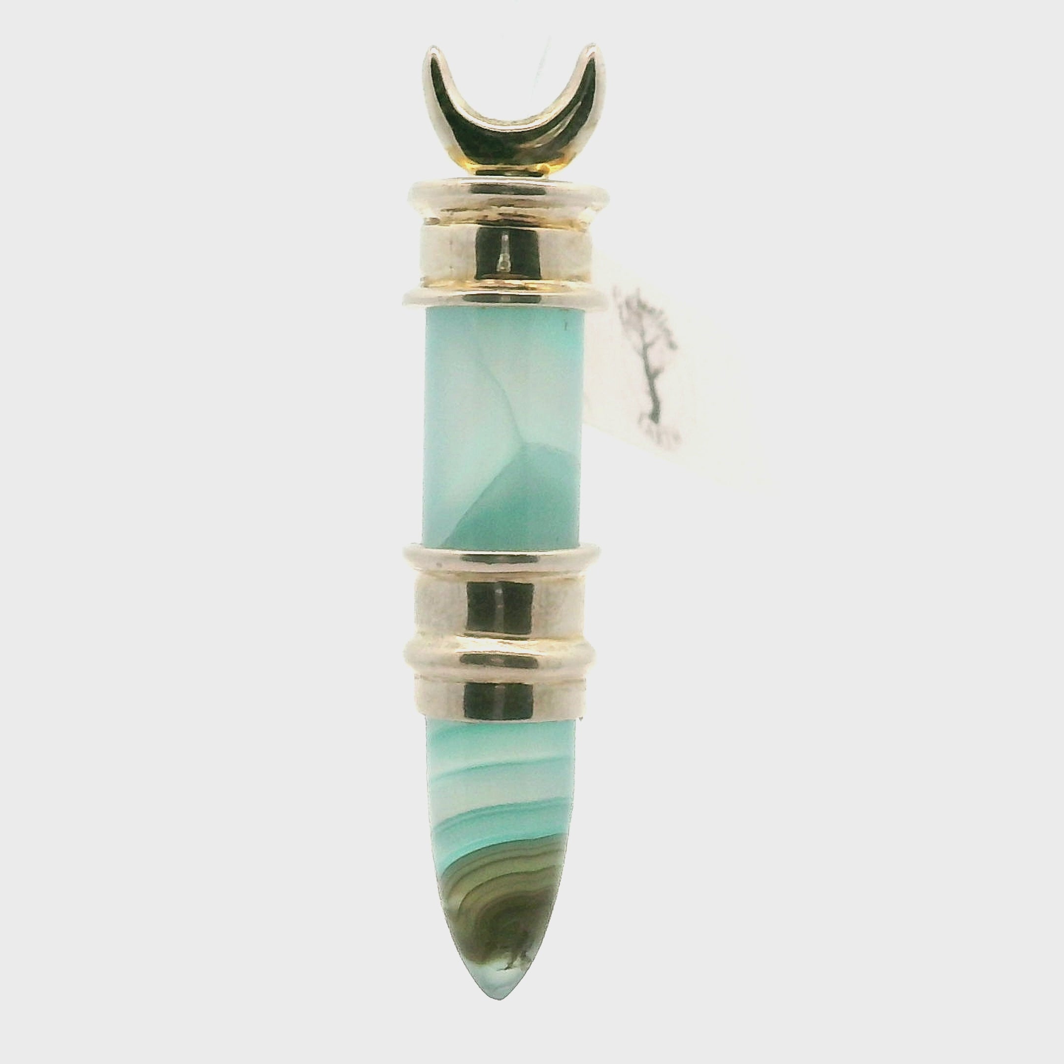 Smithsonite Wandlet .925 Silver for Clarity and Compassion