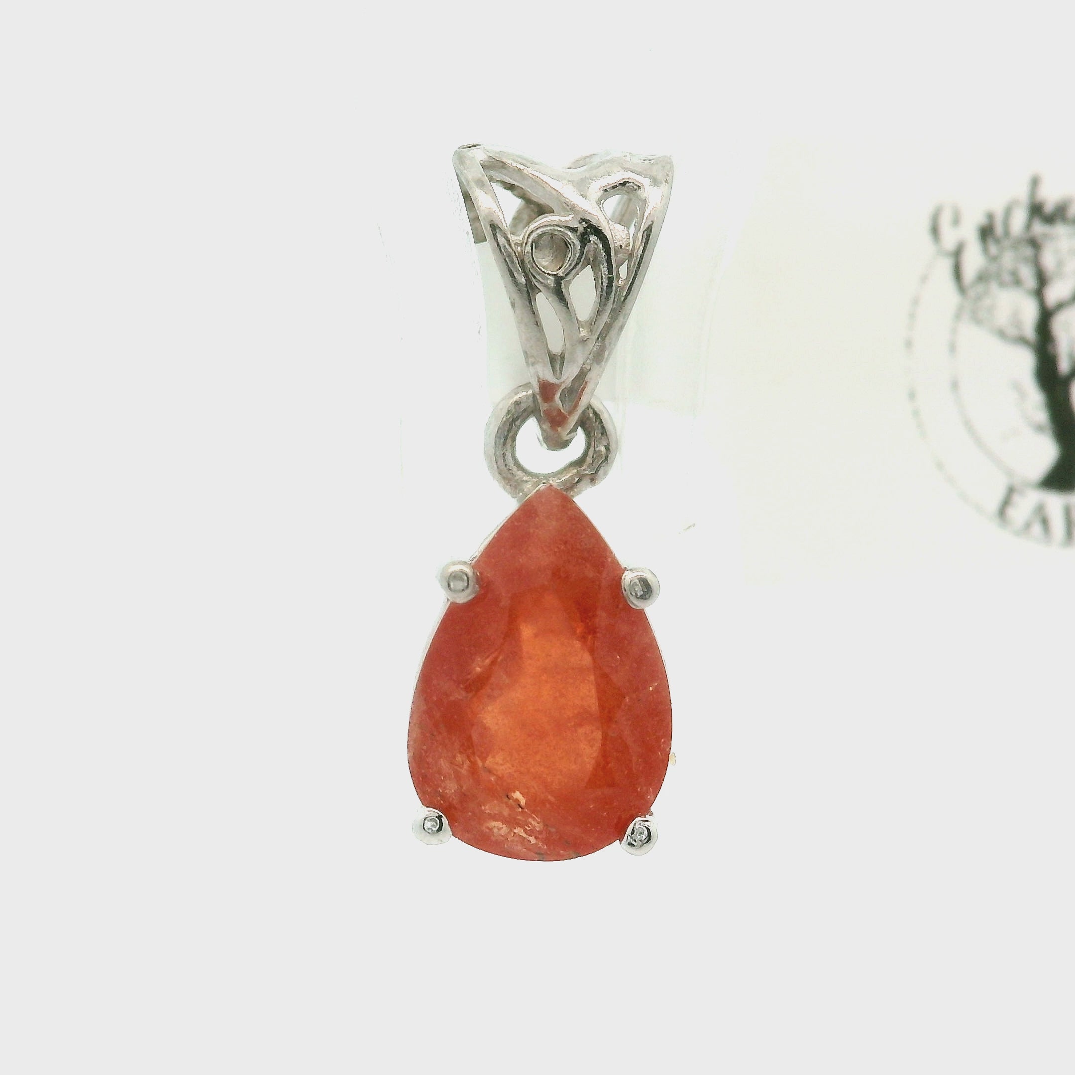 Triplite Pendant 925 Silver for Joy, Love and Empowerment