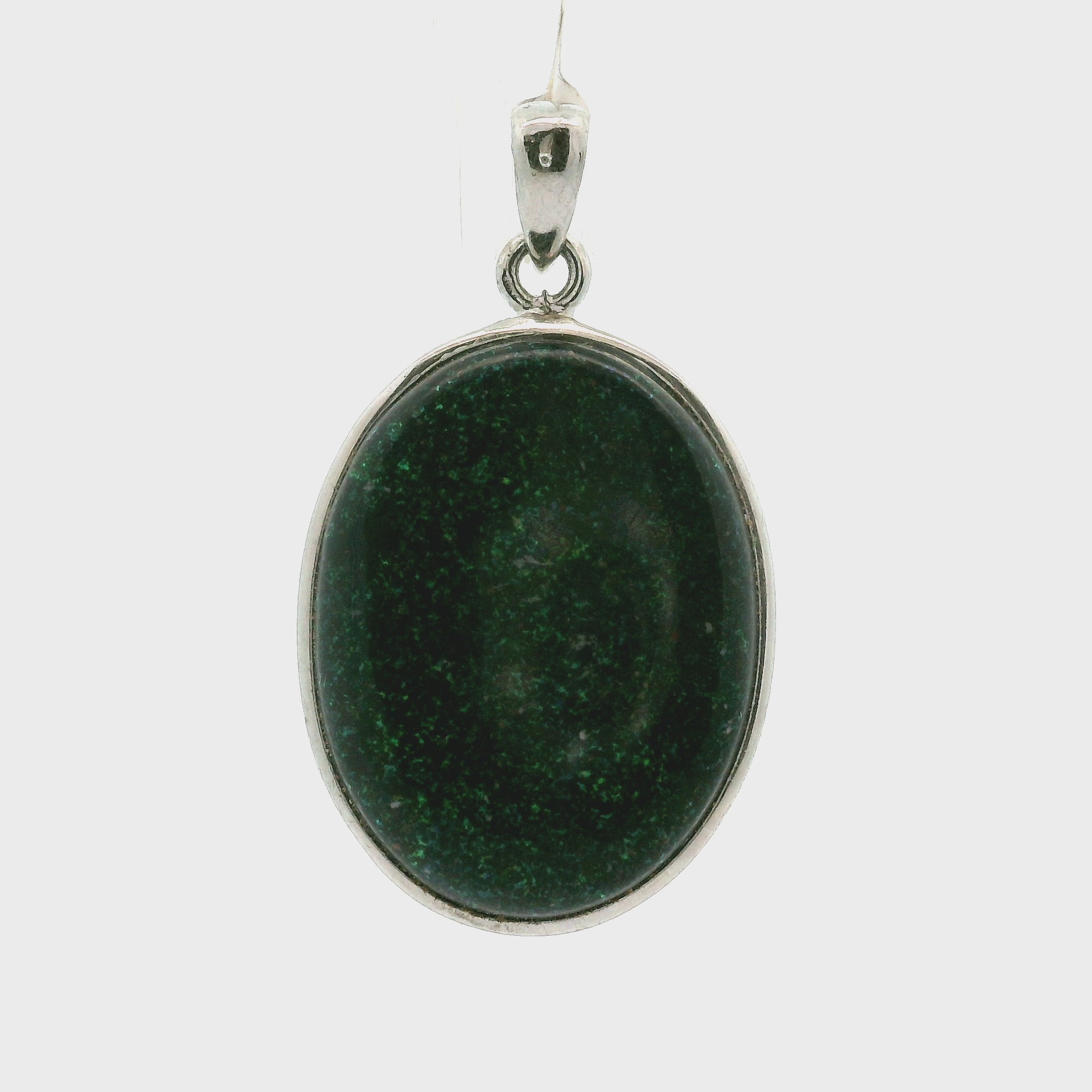 Galaxy Opal Pendant .925 Silver for Subtle Energy and Cosmic Expansion