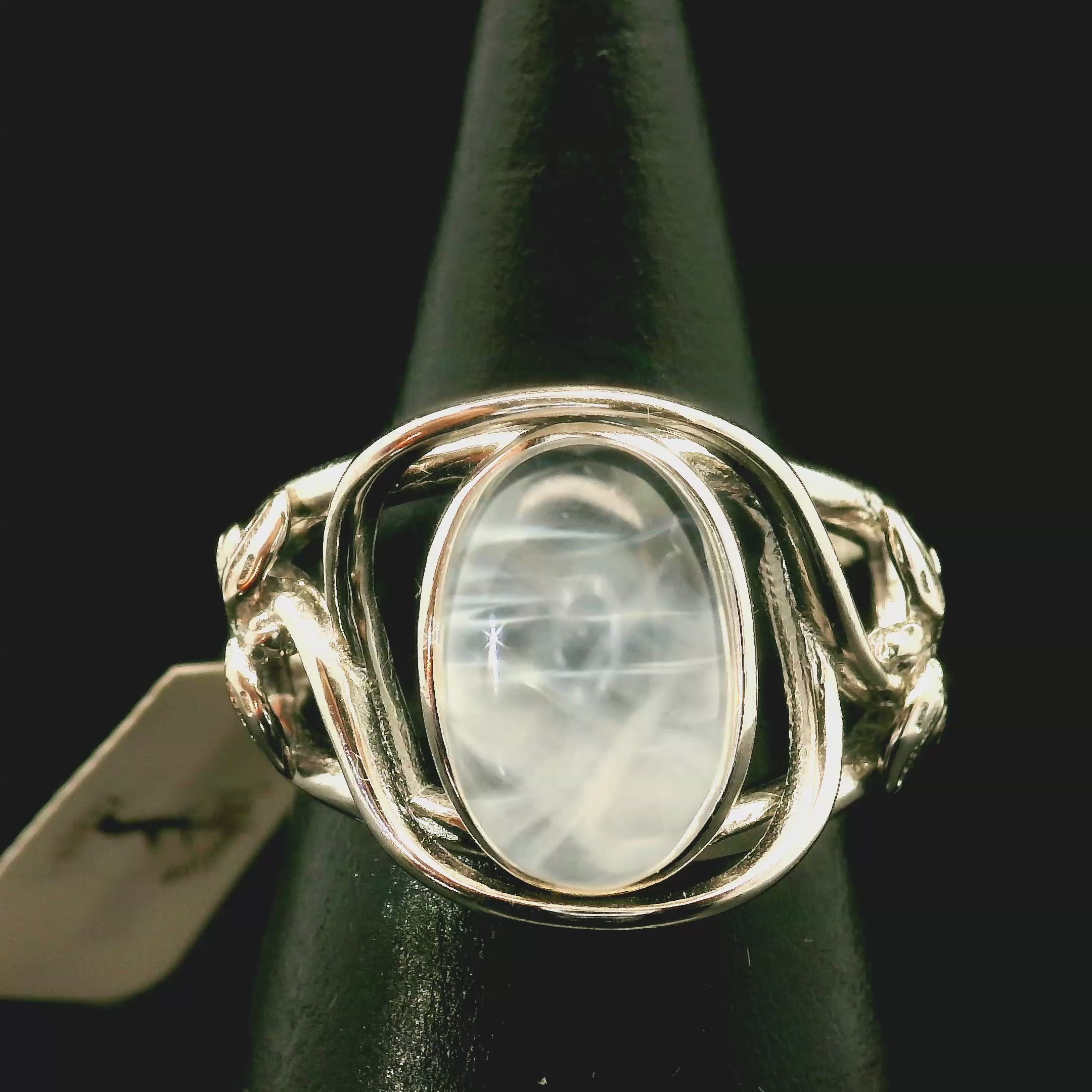 Dragonfly Cuff Ring 925 Silver for Transformation, Adaptability and Growth